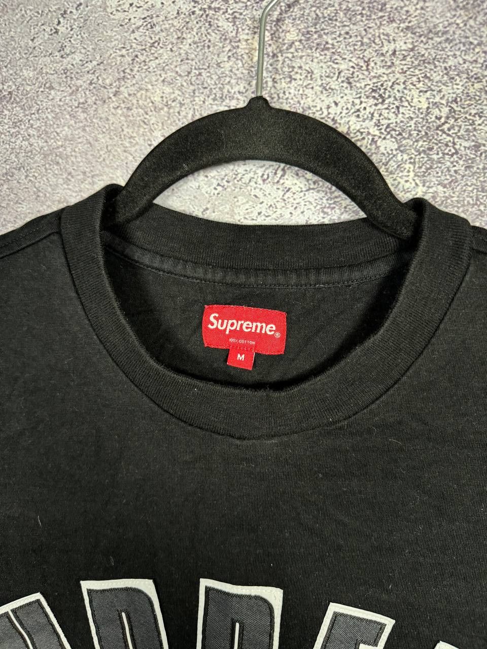 Supreme SS20 Supreme Arc Applique S/S Top Black Tee Medium Size US M / EU 48-50 / 2 - 6 Thumbnail