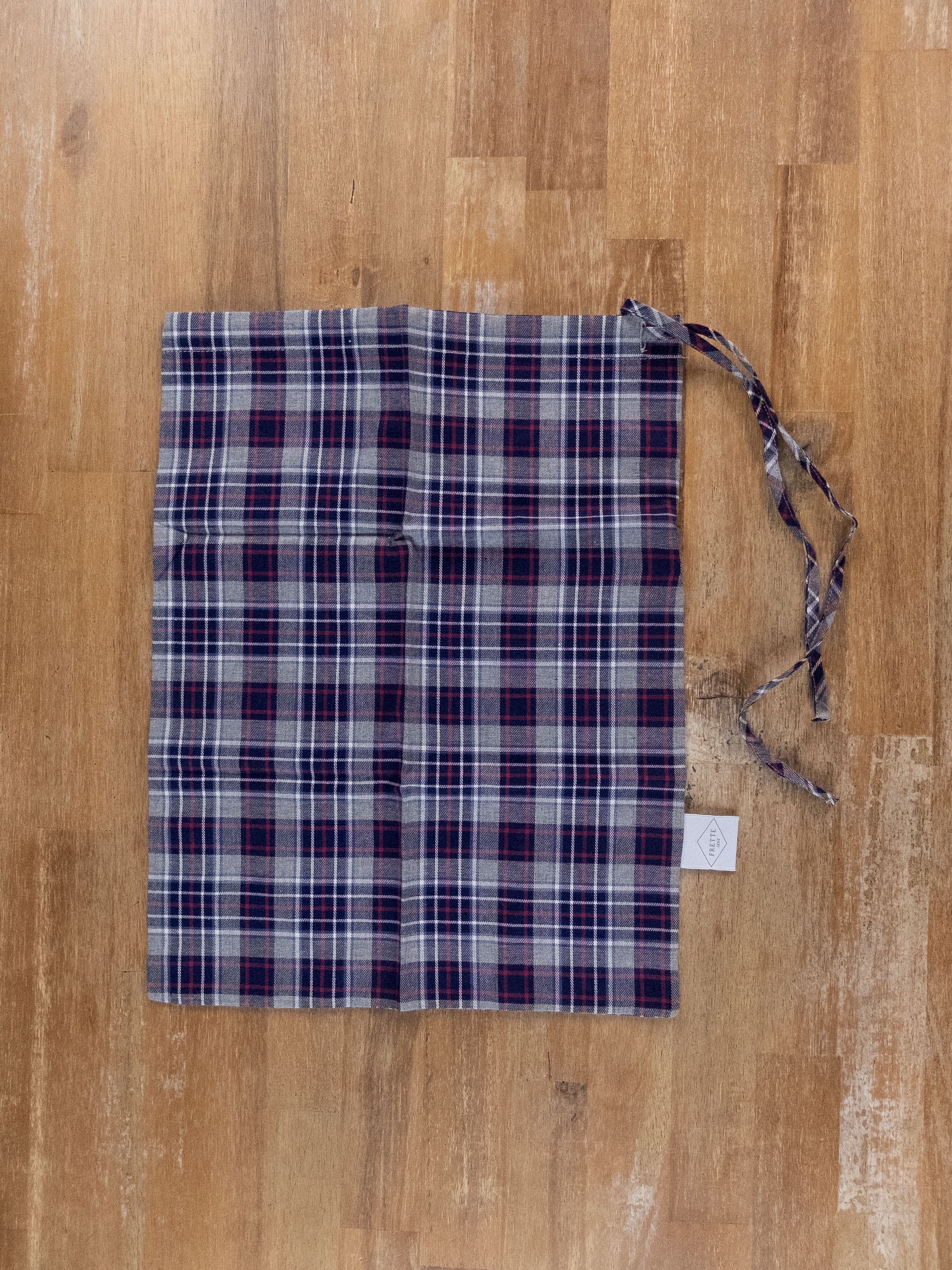 Other FRETTE blue gray plaid two piece pajama set Medium pyjama q Size US M / EU 48-50 / 2 - 10 Thumbnail