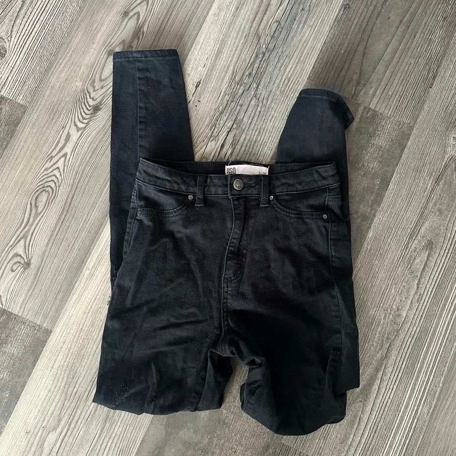 Other RSQ jeans black ripped la super high rise skinny jeans Size 26" / US 2 / IT 38 - 1 Thumbnail