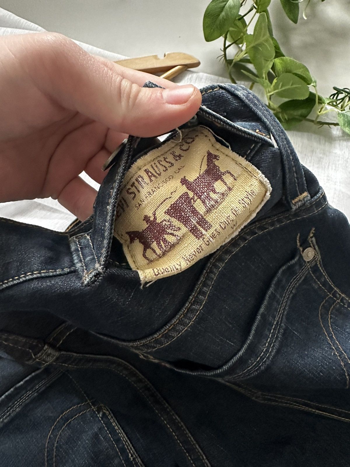 Levi's Vintage Clothing Archive Levi's Red Tab "Diamond Pocket" Custom Denim Size US 30 / EU 46 - 5 Thumbnail