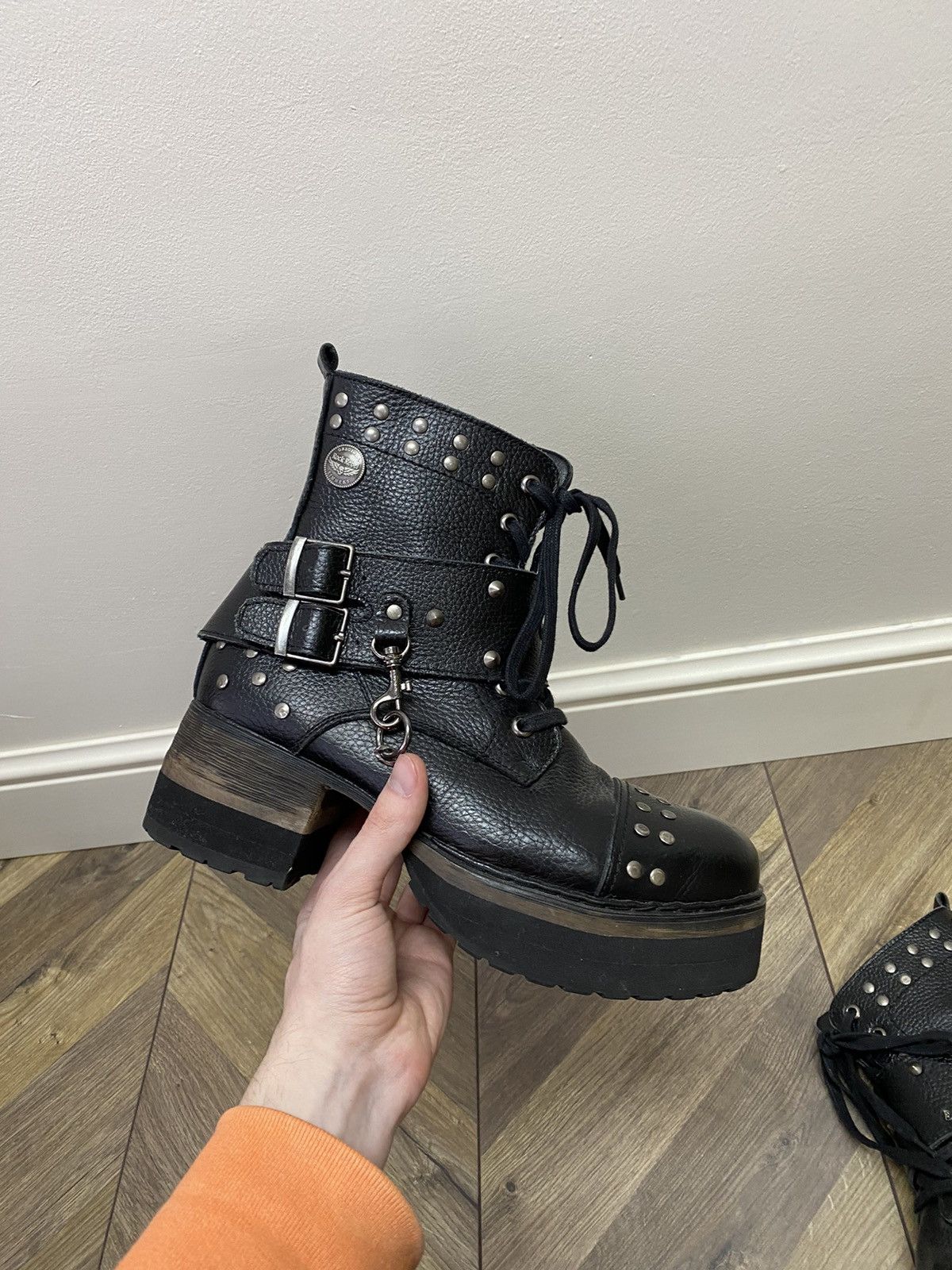 Rock & Republic × Vintage Vintage Rock Rebel Archival Punk Boots Size US 7 / EU 40 - 4 Thumbnail
