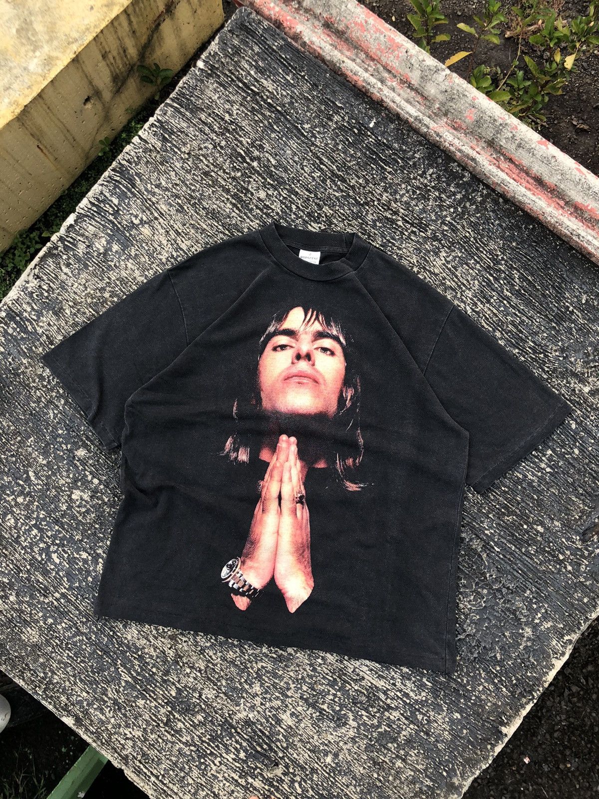 Band Tees × Vintage Rare oasis liam gallager the father of swagger Size US L / EU 52-54 / 3 - 1 Thumbnail
