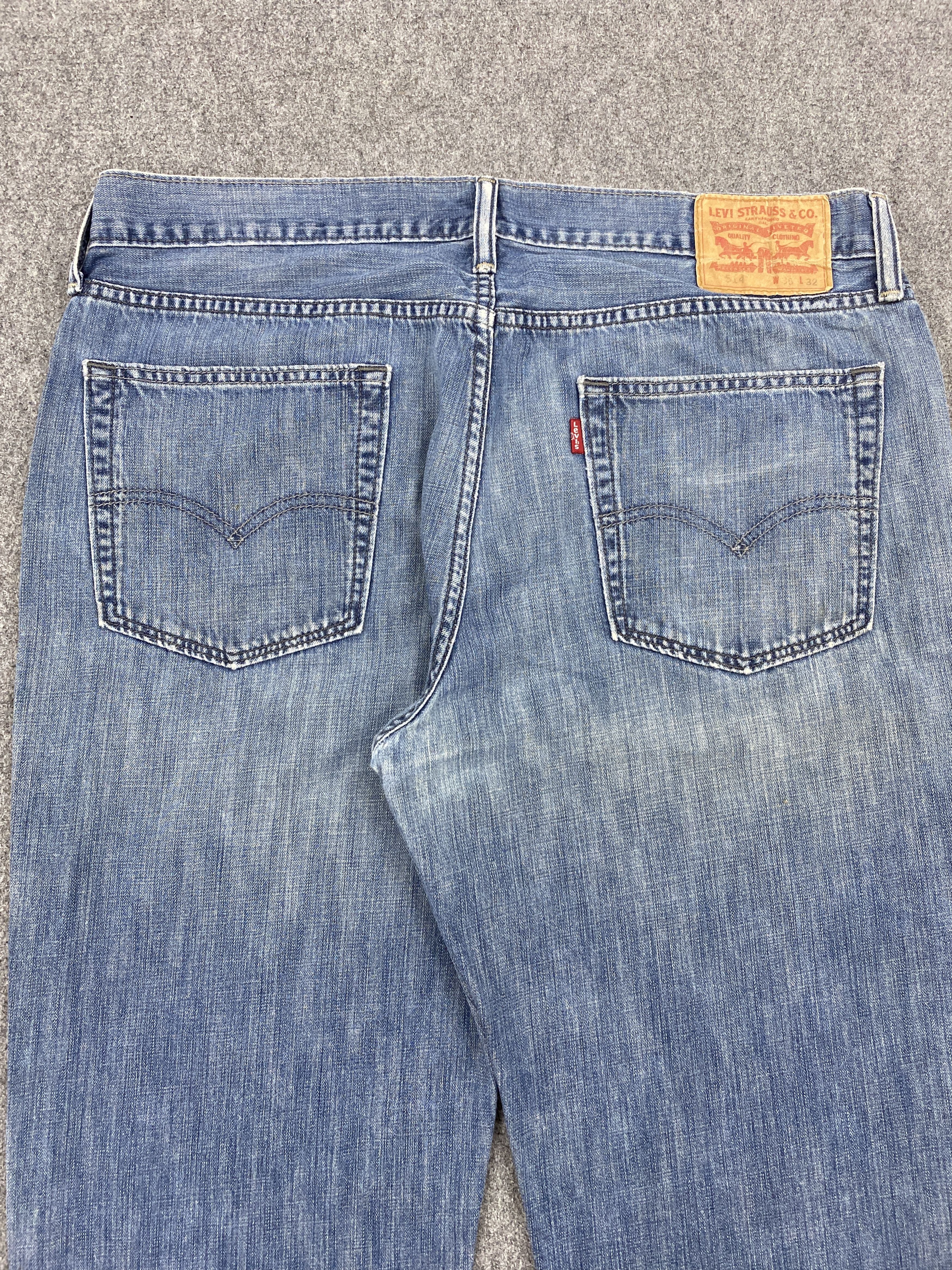 Levi's × Vintage Vintage Levi's 514 Faded Blue Jeans Size US 37 - 4 Thumbnail