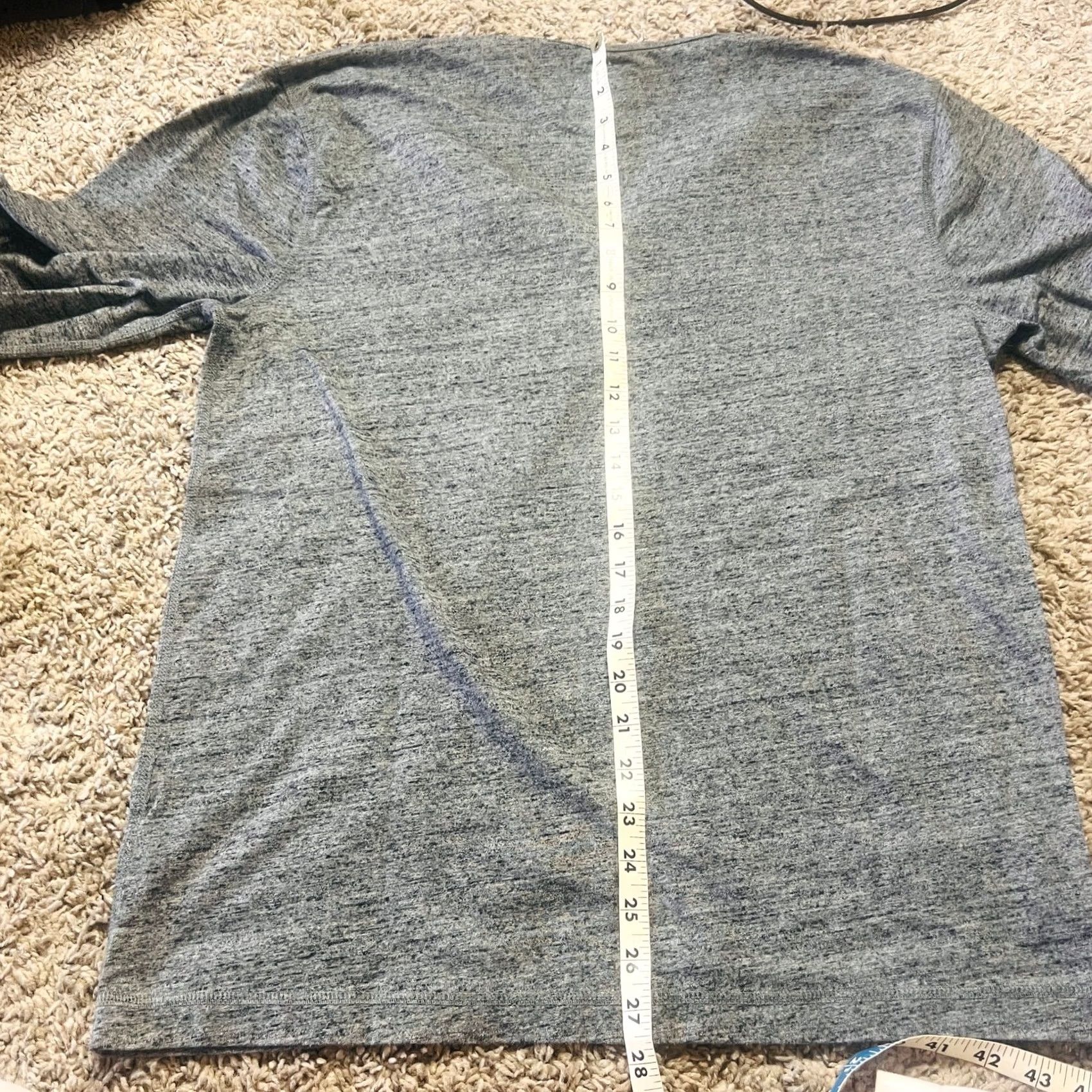 Vintage VINTAGE J Crew Mens Gray Wash 1/4 Button Up Long Sleeve Henley L Shirt Mens Girls Size US L / EU 52-54 / 3 - 3 Thumbnail