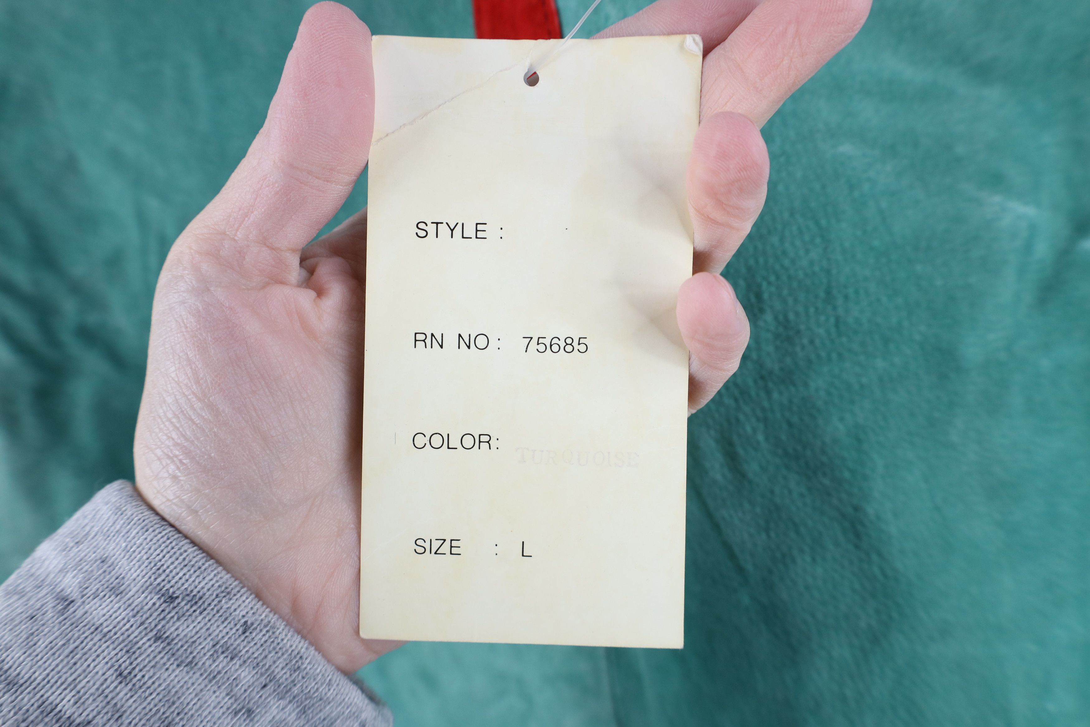 Vintage Deadstock Vintage 90s Streetwear Leather Henley Shirt Green Size US M / EU 48-50 / 2 - 5 Thumbnail