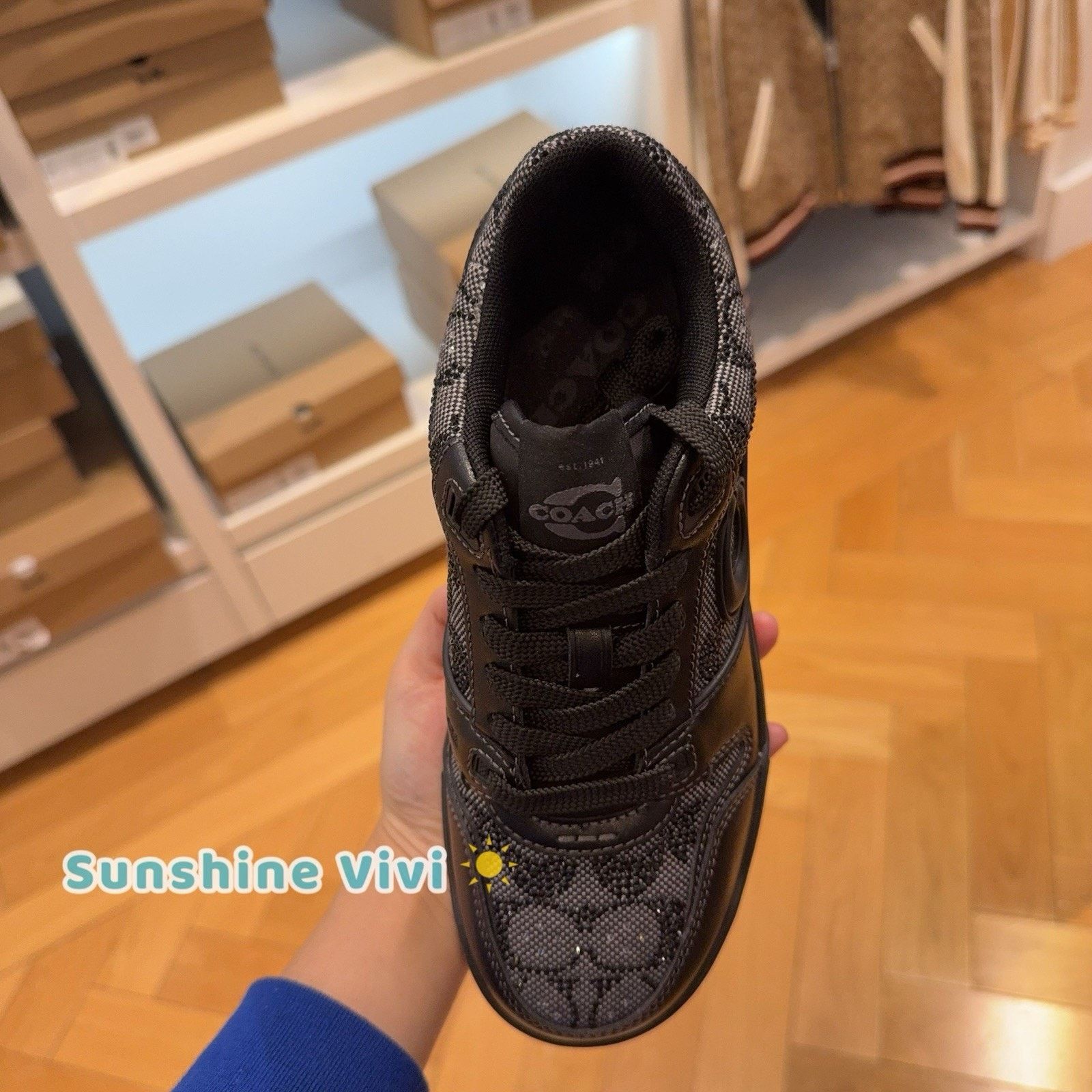 Coach NEW Limited Coach Woman Soho Sneaker Crystal CDE26 Black us6 Size US 6 / IT 36 - 7 Thumbnail