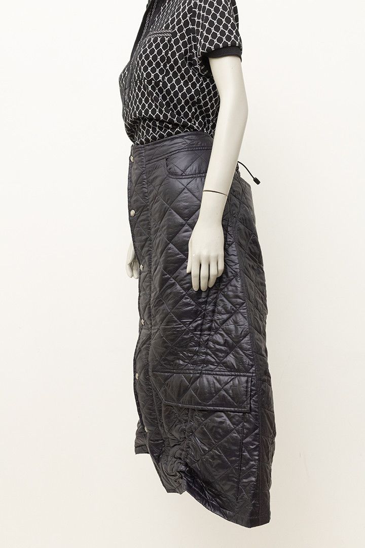 Comme des Garcons × Junya Watanabe Black puffer skirt Junya Watanabe x Comme des Garçons AD2005 Size 27" / US 4 / IT 40 - 2 Thumbnail