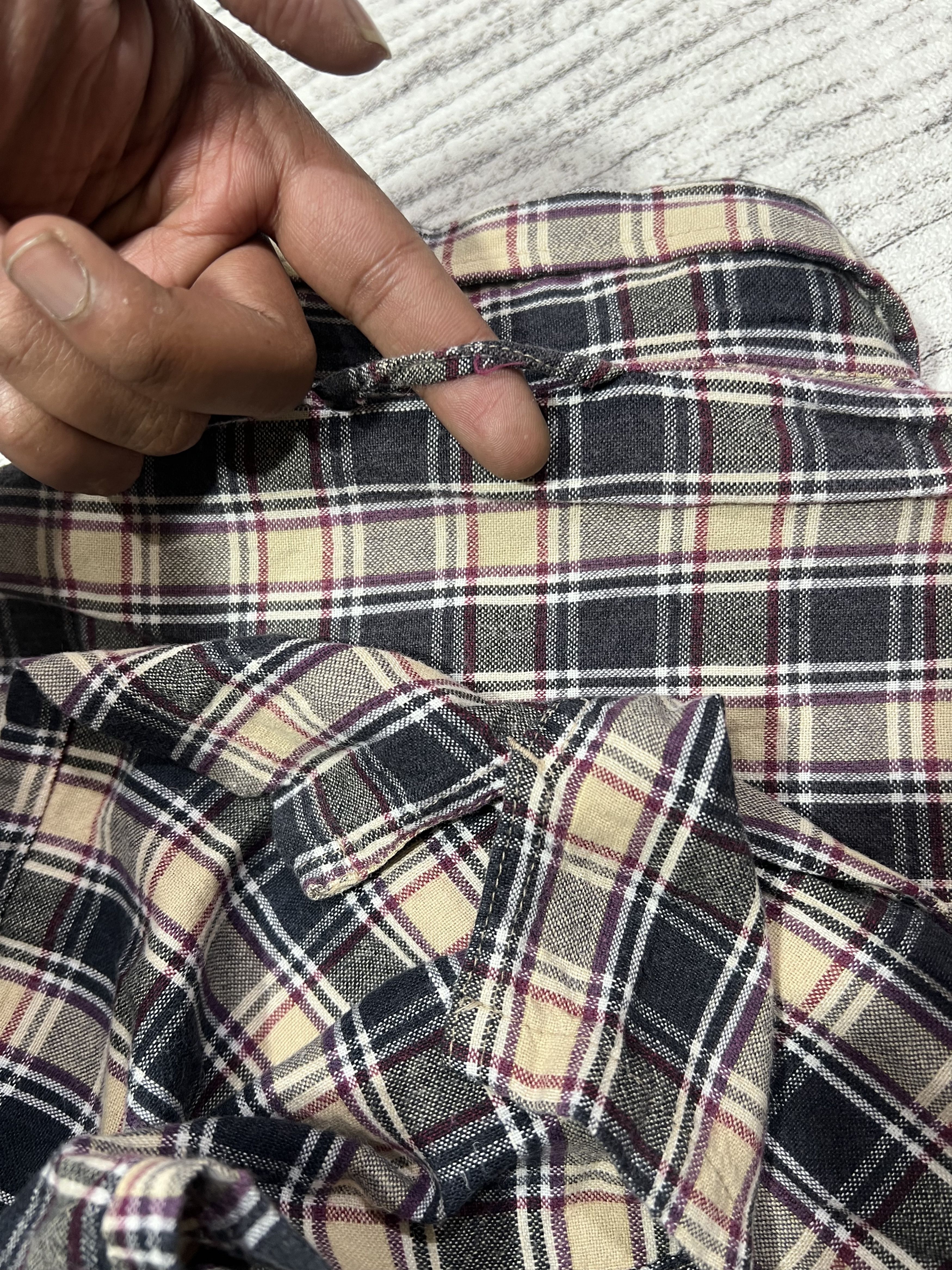 Japanese Brand 2000s Sohk Plaid Pocket Shirt y2k lgb ifsixwasnine Size US XL / EU 56 / 4 - 5 Thumbnail