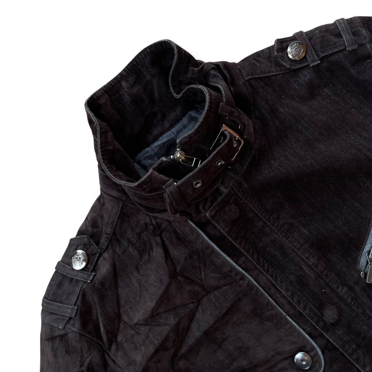 If Six Was Nine 🇯🇵 ROUSHATTE BUTTON UP FULL ZIP CORDUROY PUNK GOTHIC JACKET Size US L / EU 52-54 / 3 - 5 Thumbnail