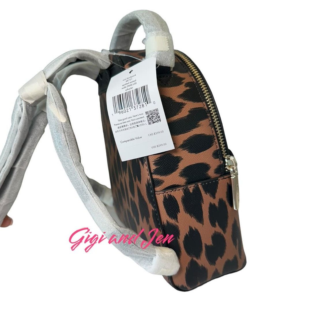Kate Spade Kate Spade Spotted Animal Leopard Schuyler Mini Backpack Size ONE SIZE - 8 Thumbnail