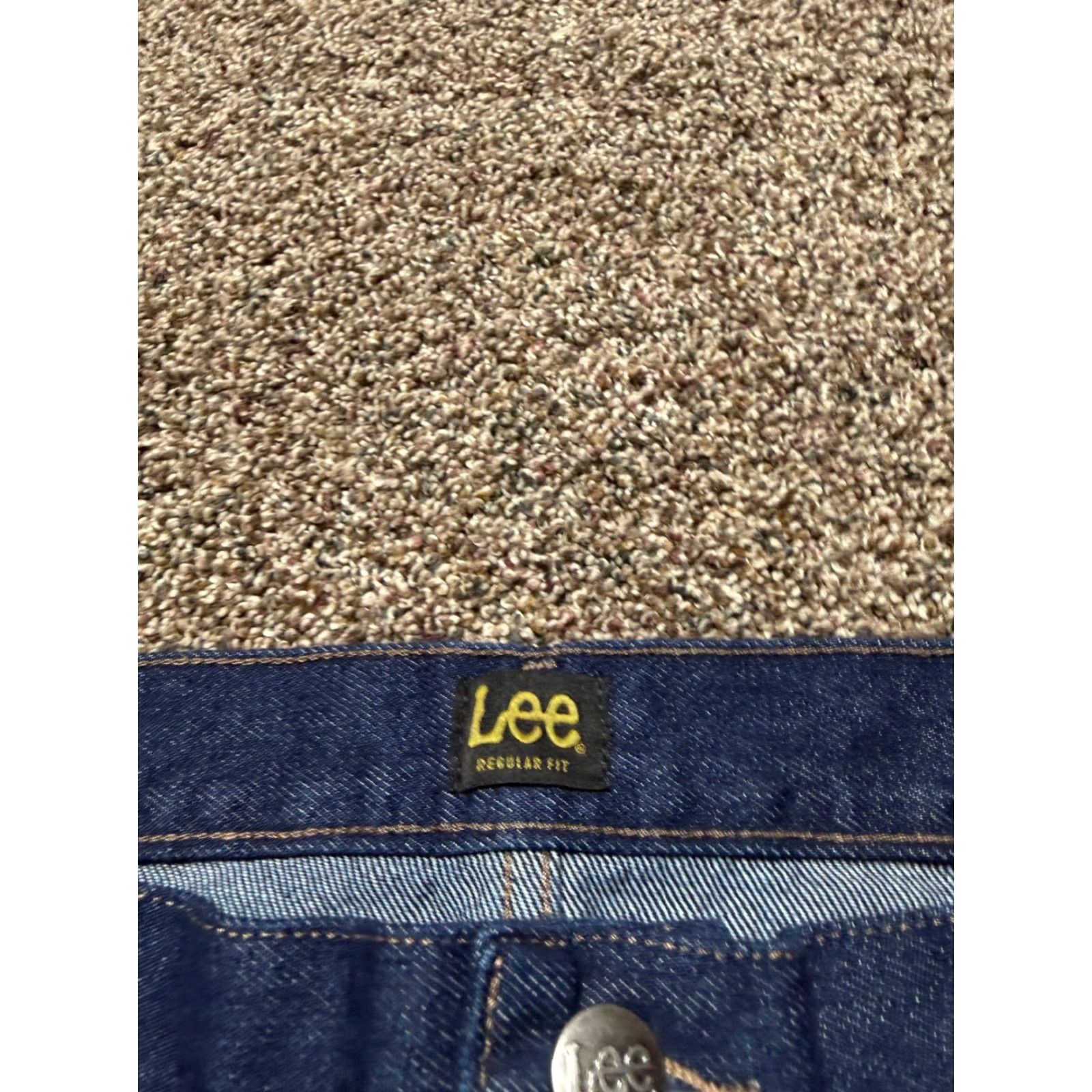 Lee Lee Jeans Men 42 Blue Denim 42X30 Straight Fit 5-Pocket Size US 42 / EU 58 - 5 Thumbnail
