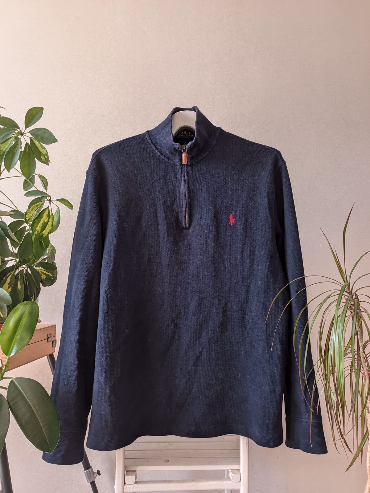 Polo Ralph Lauren × Vintage Polo Ralph Lauren vintage 1/3 zip sweater Size US L / EU 52-54 / 3 - 2 Thumbnail