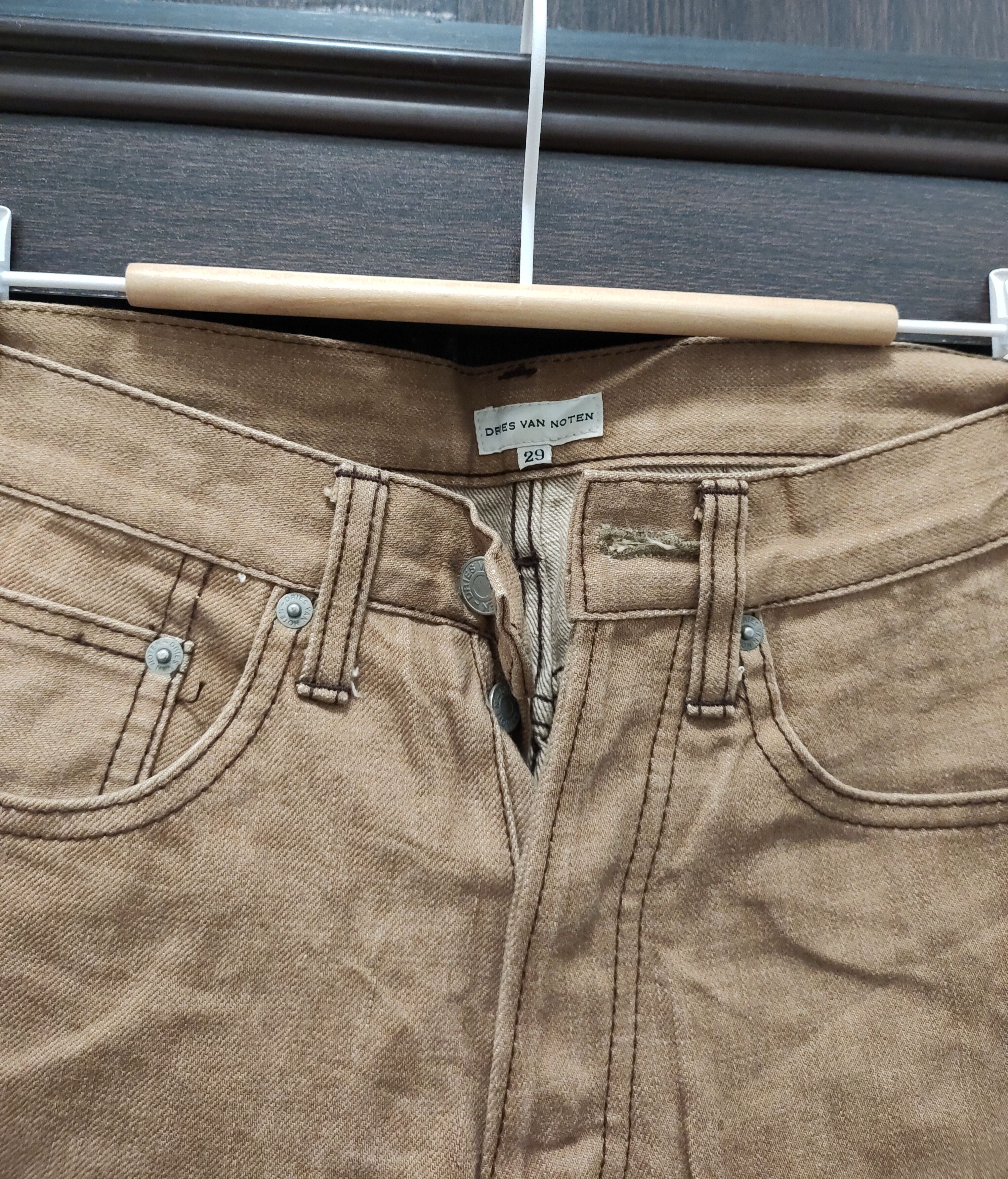 Dries Van Noten 💥90's Dries Van Noten Selvedge Denim💥 Size US 29 - 6 Thumbnail