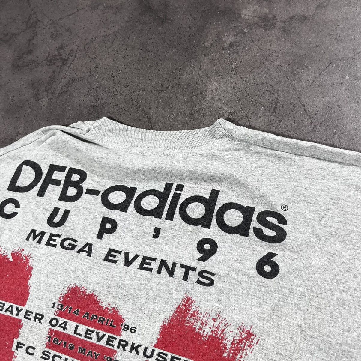 Adidas Vintage 90s Adidas Mundial Cup 1996 Jersey Tee Blokecore Size US XL / EU 56 / 4 - 16 Thumbnail