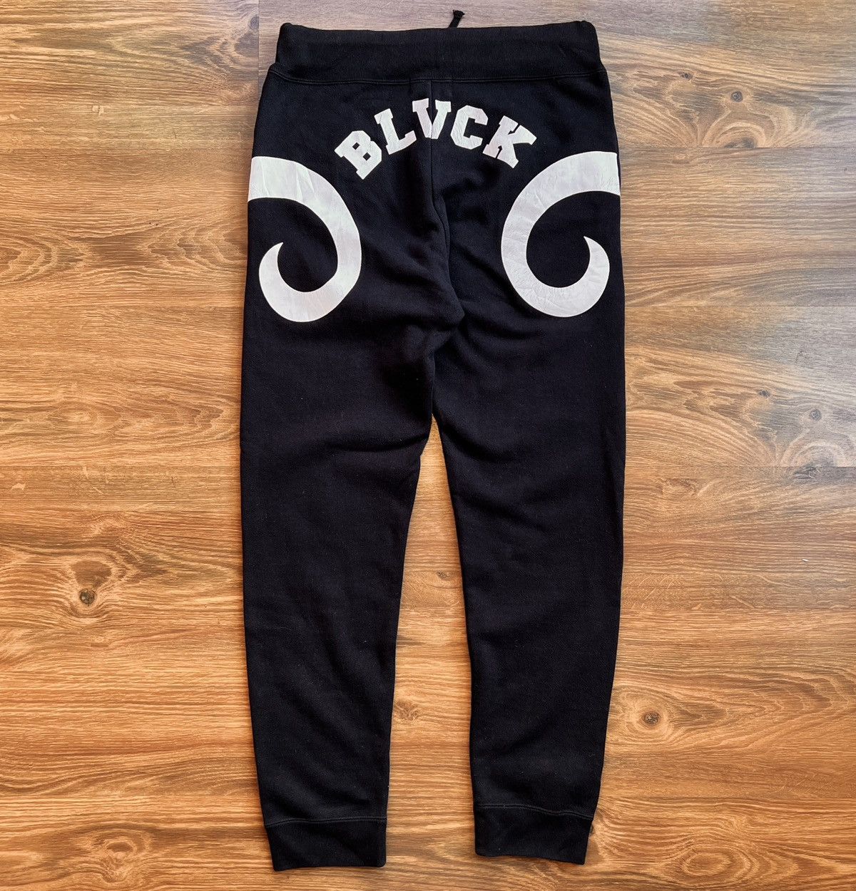 Bape Rare Bape x Black Scale BLVCK Shark Joggers / Sweatpants Size US 28 / EU 44 - 2 Thumbnail