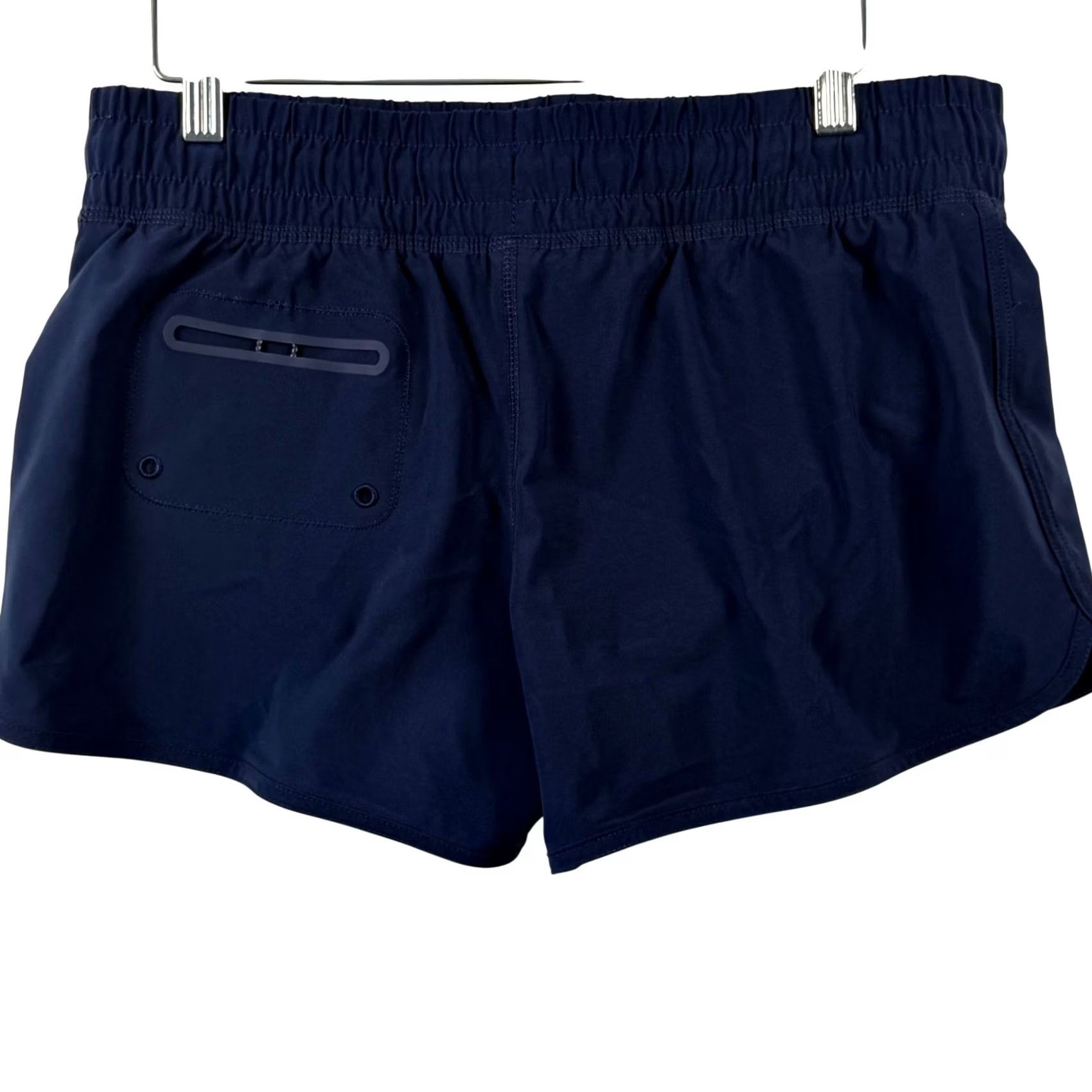 Lands' End Lands' End Womens 8 Board Shorts Navy Blue Drawstring Liner 466550 Swim Trunks Size 30" / US 8 / IT 44 - 2 Thumbnail