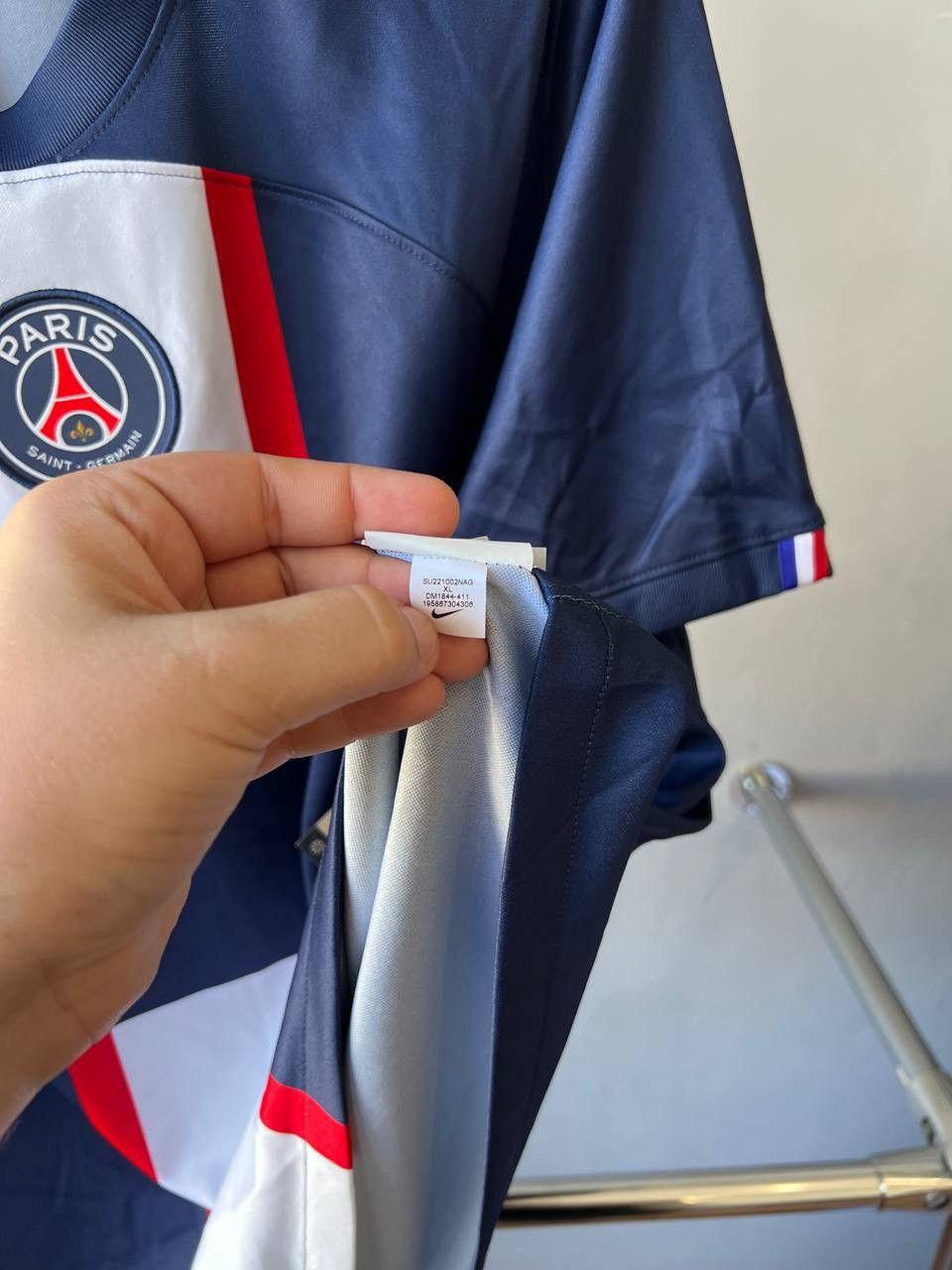 Nike NEW! PSG PARIS SAINT GERMAIN HOME SOCCER FOOTBALL JERSEY XL Size US XL / EU 56 / 4 - 11 Thumbnail