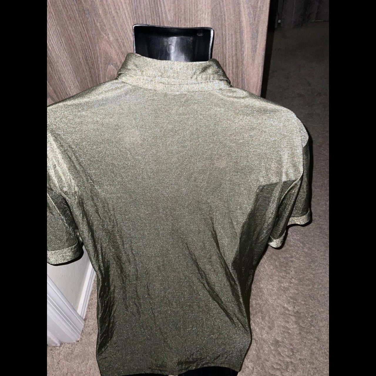 No Fear Mens Used Green Button Down Size US L / EU 52-54 / 3 - 2 Thumbnail