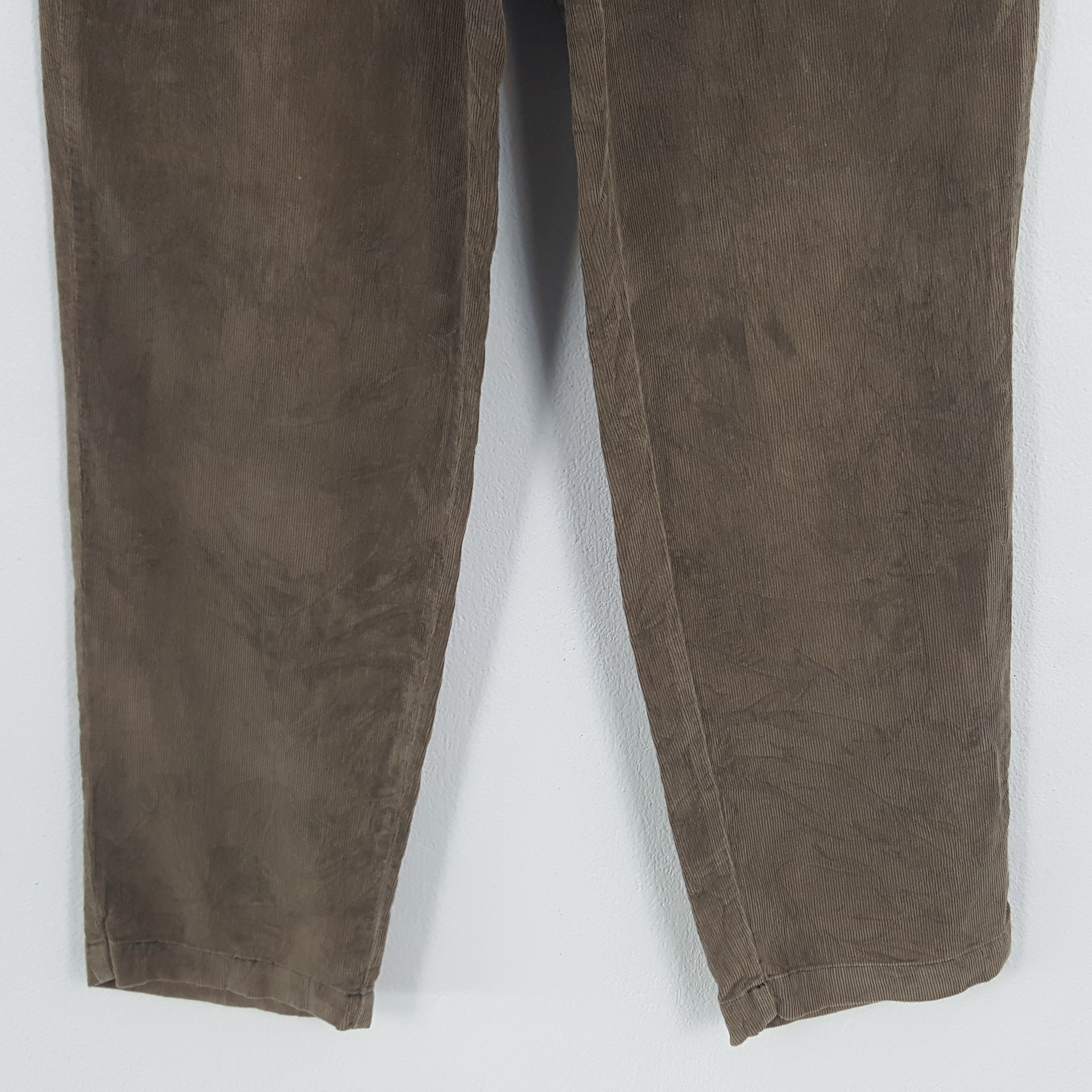 Stussy × Vintage Vintage Stussy USA Corduroy Custom Art Logo Pants Size US 29 - 6 Thumbnail
