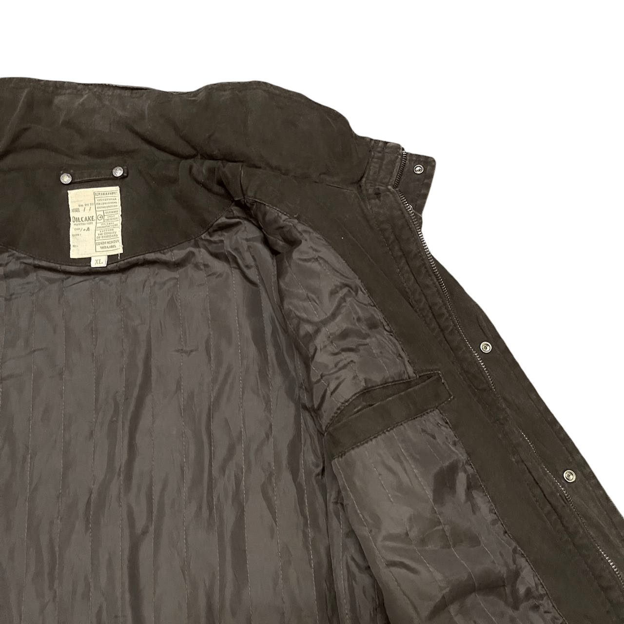 Japanese Brand Vintage Oil Cake Utility Multi Pocket Jacket Hidden Hood Size US XL / EU 56 / 4 - 7 Thumbnail