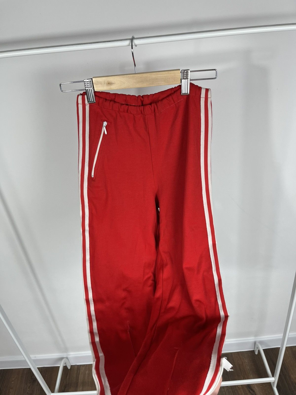 Adidas Vintage Adidas kids track pants red 3 stripes size 152 Size US 26 / EU 42 - 10 Thumbnail