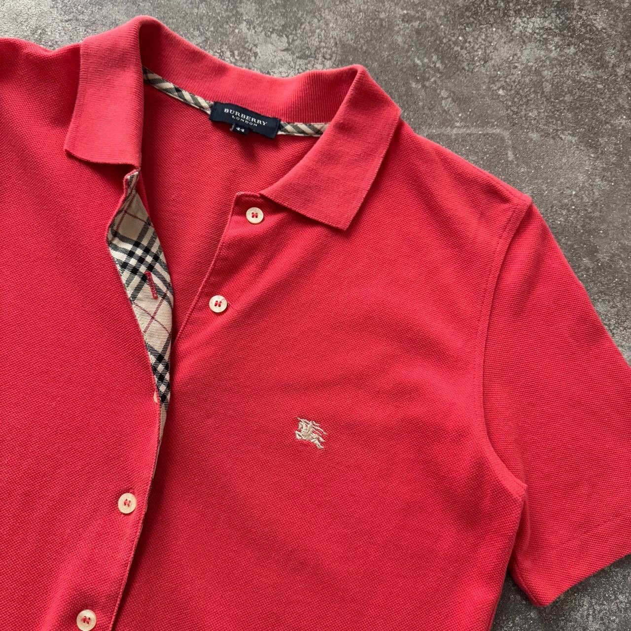 Burberry × Vintage Burberry Vintage Polo T-Shirt Size L / US 10 / IT 46 - 1 Thumbnail
