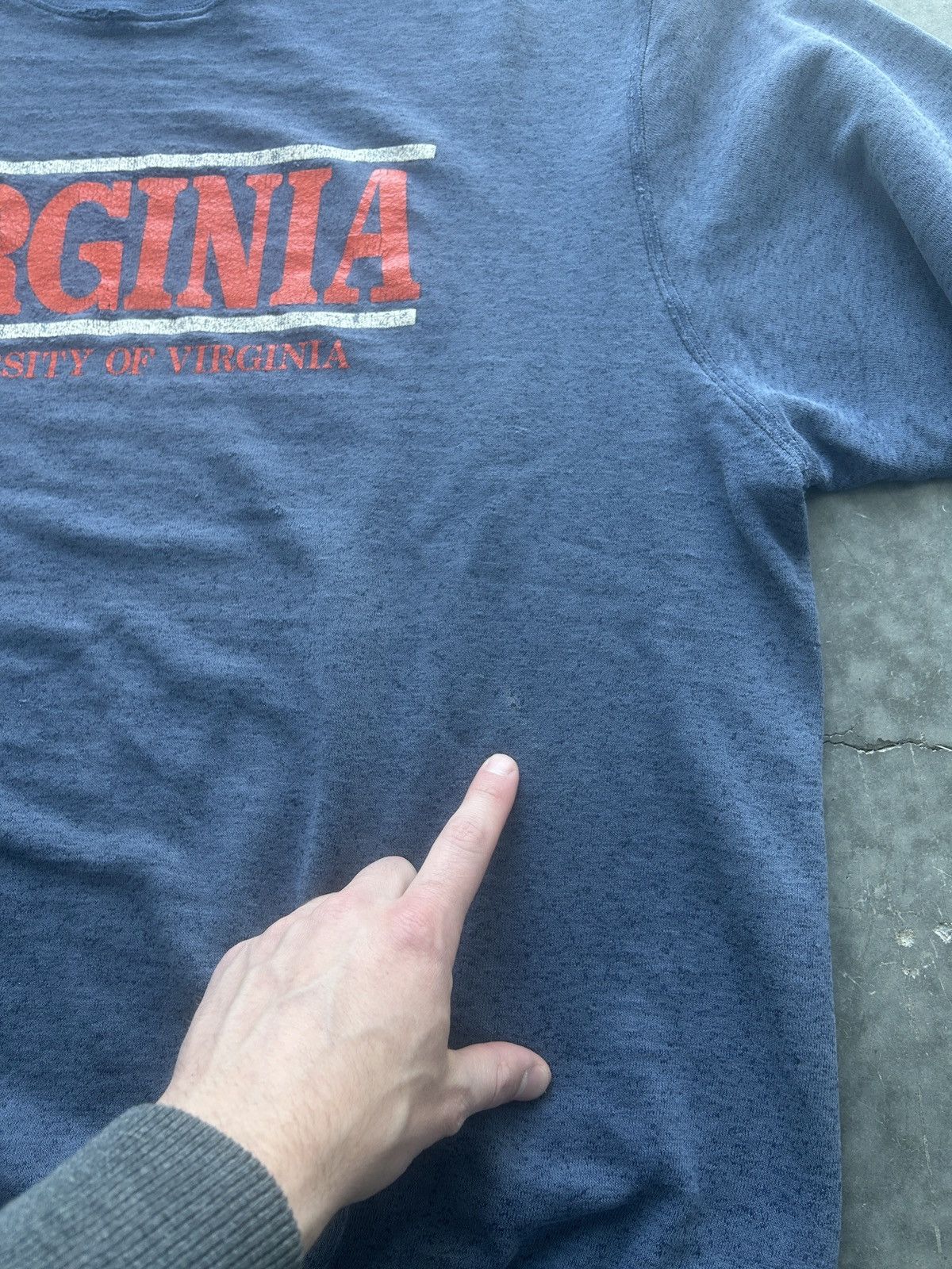 Champion × Vintage Vintage 90s Champion UVA Virginia Sweatshirt Size US XL / EU 56 / 4 - 7 Thumbnail