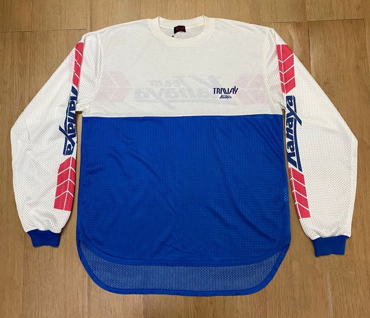 Japanese Brand 💥Best Offer💥Vintage Trivay Kanaya Team Motorcycles Racing Size US M / EU 48-50 / 2 - 2 Thumbnail
