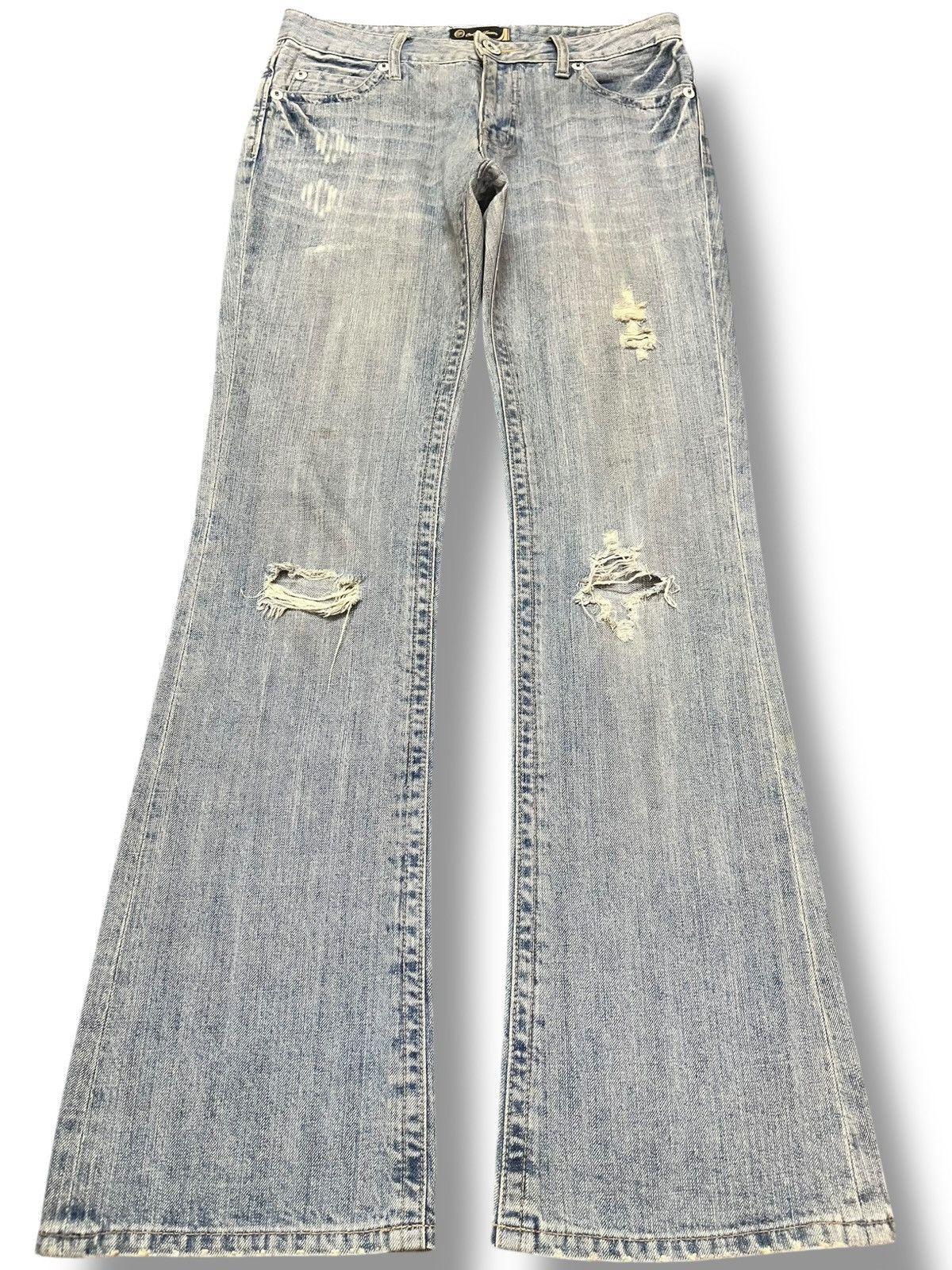 Hysteric Glamour Vintage Oririn Flare Bootcut Faded Distressed Denim Size US 30 / EU 46 - 1 Thumbnail