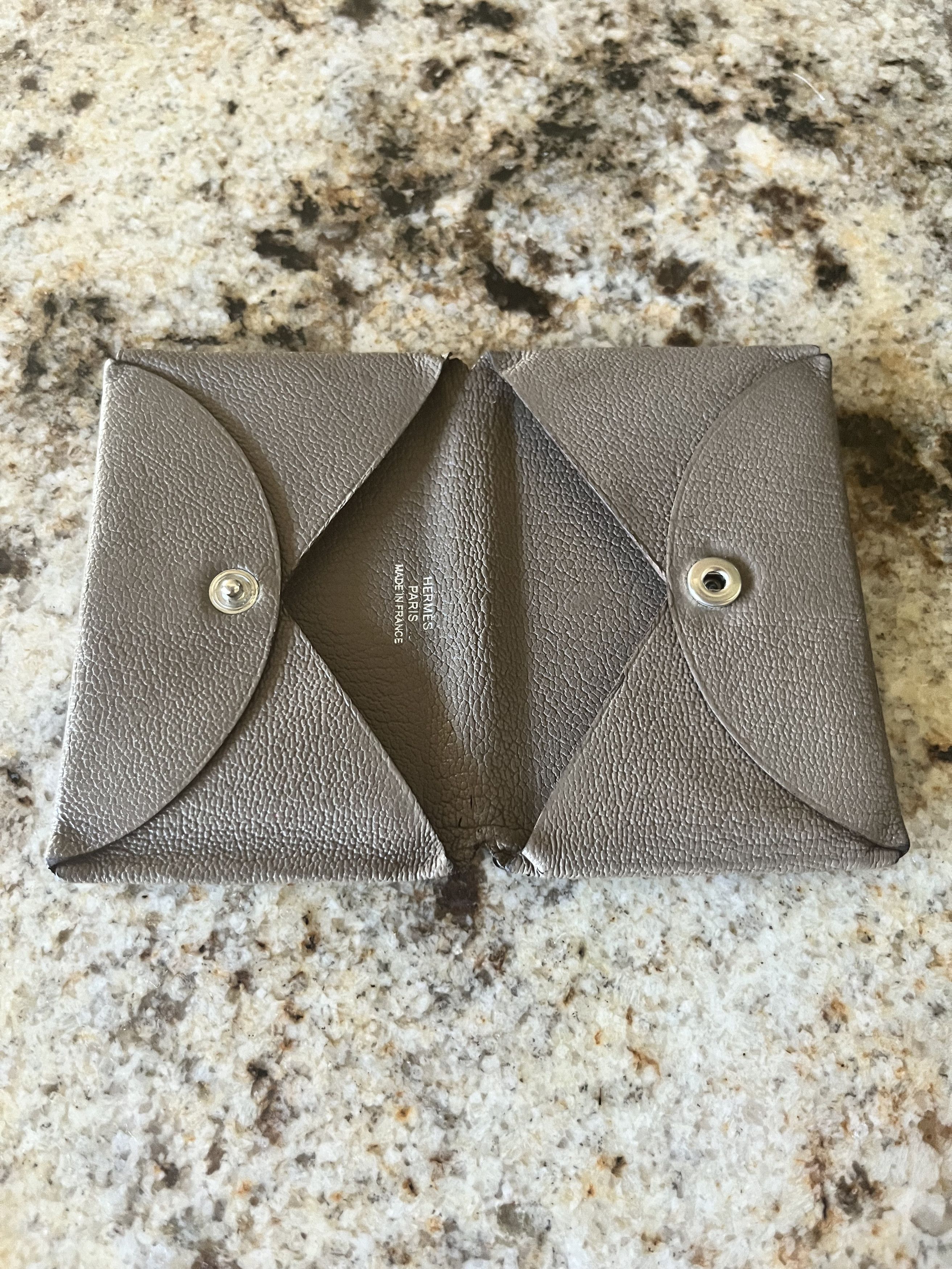 Hermes Vintage Hermes Calvi (Wallet, Cardholder, Coin Purse) Size ONE SIZE - 5 Thumbnail