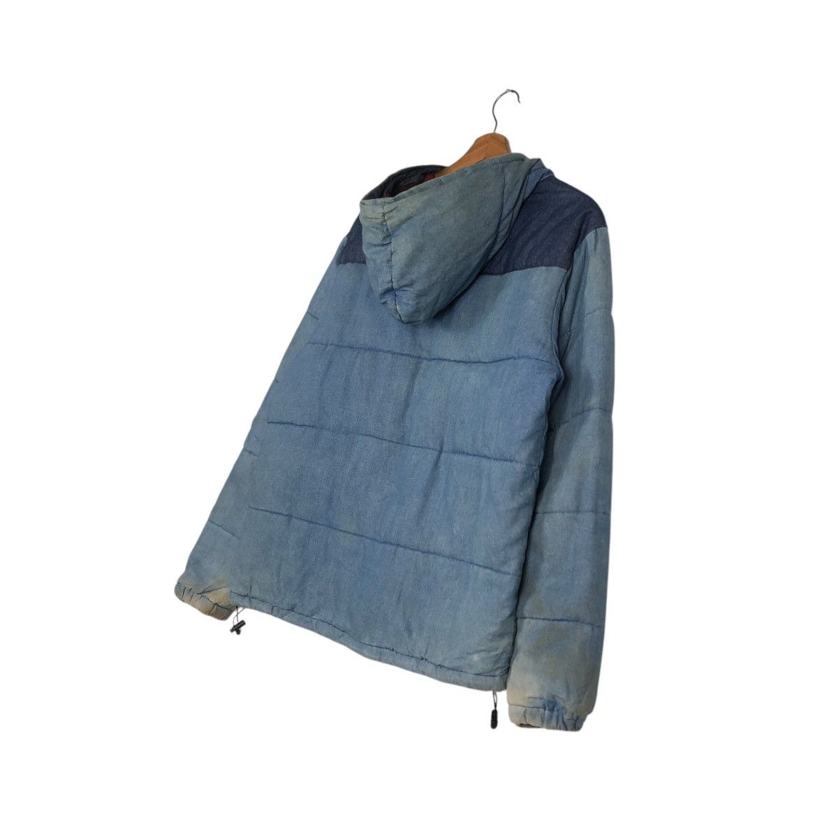 Blue Blue Japan 📌Vintage Denim Chore Biker Jacket Roky Indigo Zipper Size US L / EU 52-54 / 3 - 12 Thumbnail
