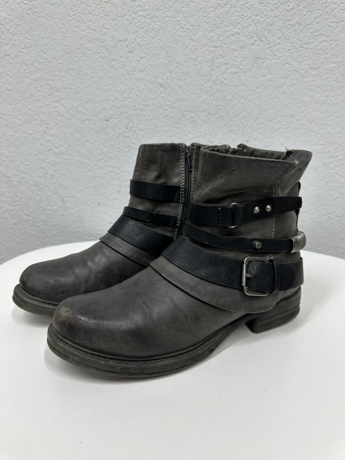 If Six Was Nine Vintage Hysteric Glamour Leather Boots AS 98 Rick Owens Size US 8 / IT 38 - 2 Thumbnail