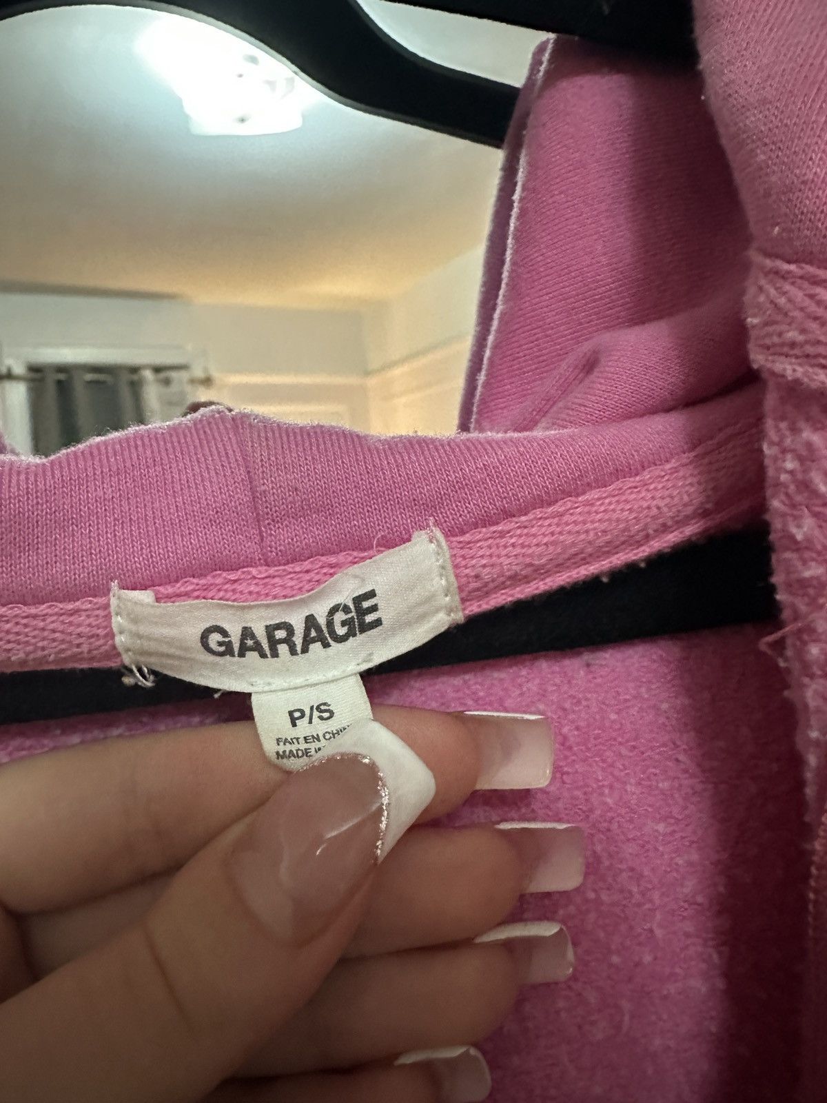 Garage Pink and White oversized cute Garage hoodie Size S / US 4 / IT 40 - 4 Thumbnail