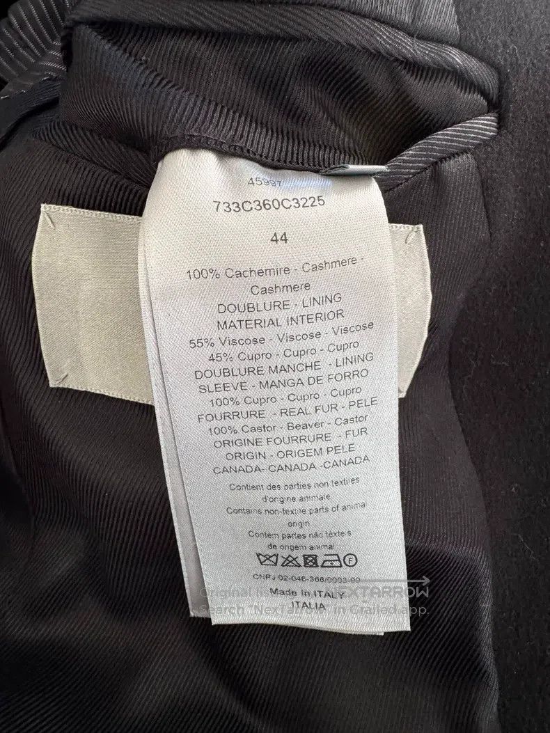 Dior Dior Goat绒 Double Breasted Coat Jacket Size US S / EU 44-46 / 1 - 8 Thumbnail