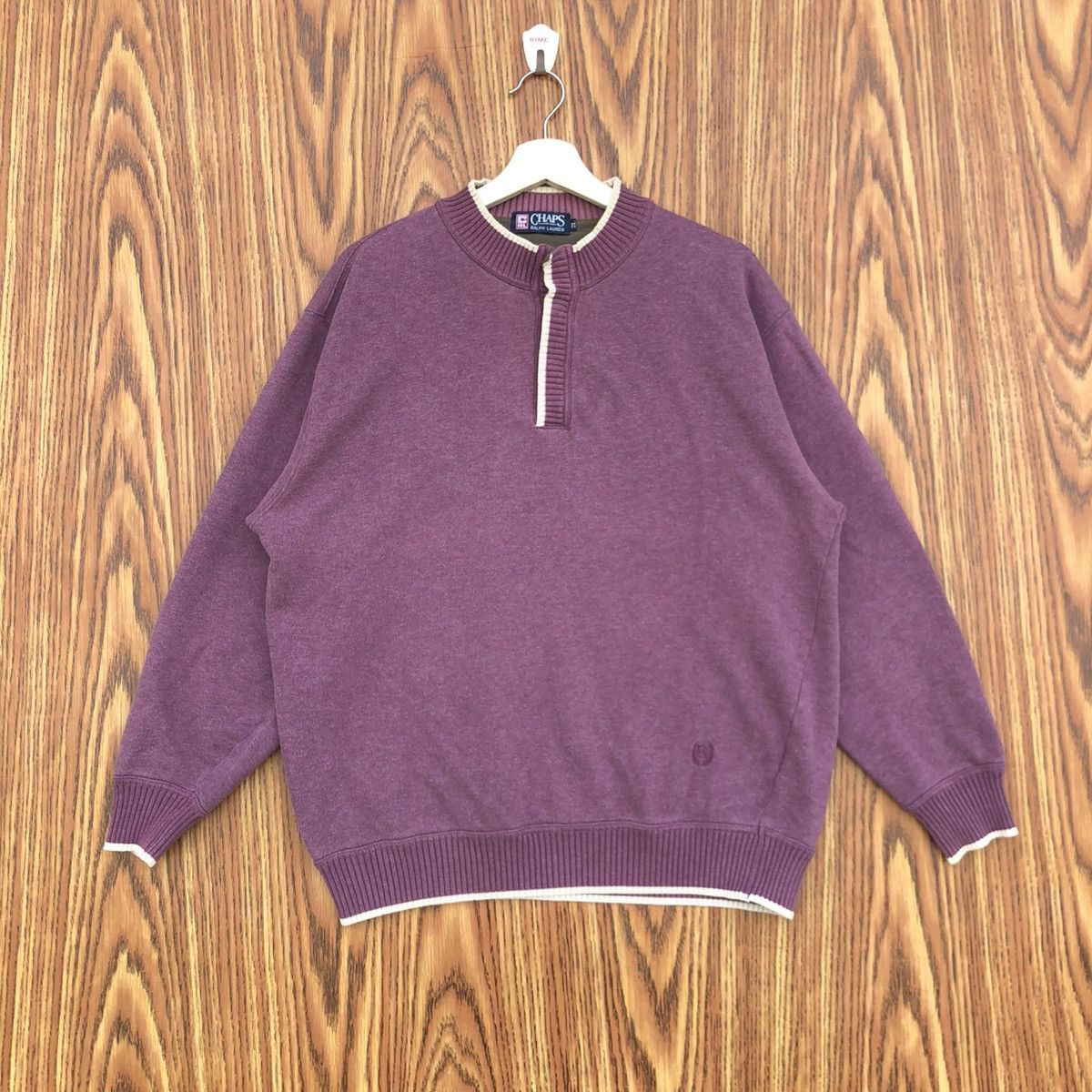 Chaps Ralph Lauren Chaps Ralph Lauren Half Zipper Sweatshirt Pullover Size US XL / EU 56 / 4 - 1 Thumbnail