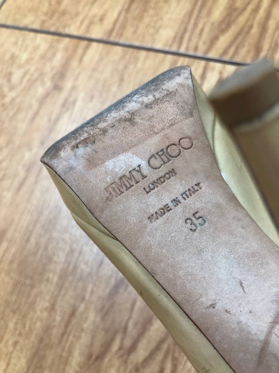 Jimmy Choo × Vintage Jimmy Choo High Heels Sneak Skin Luxury Size US 5 / IT 35 - 2 Thumbnail
