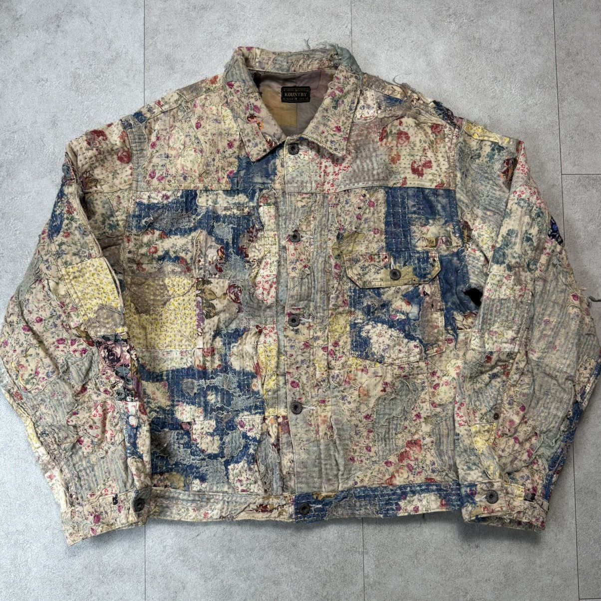 Kapital × Kapital Kountry Kapital Kountry BORO SPRING 1ST Denim Jacket Size US L / EU 52-54 / 3 - 1 Thumbnail