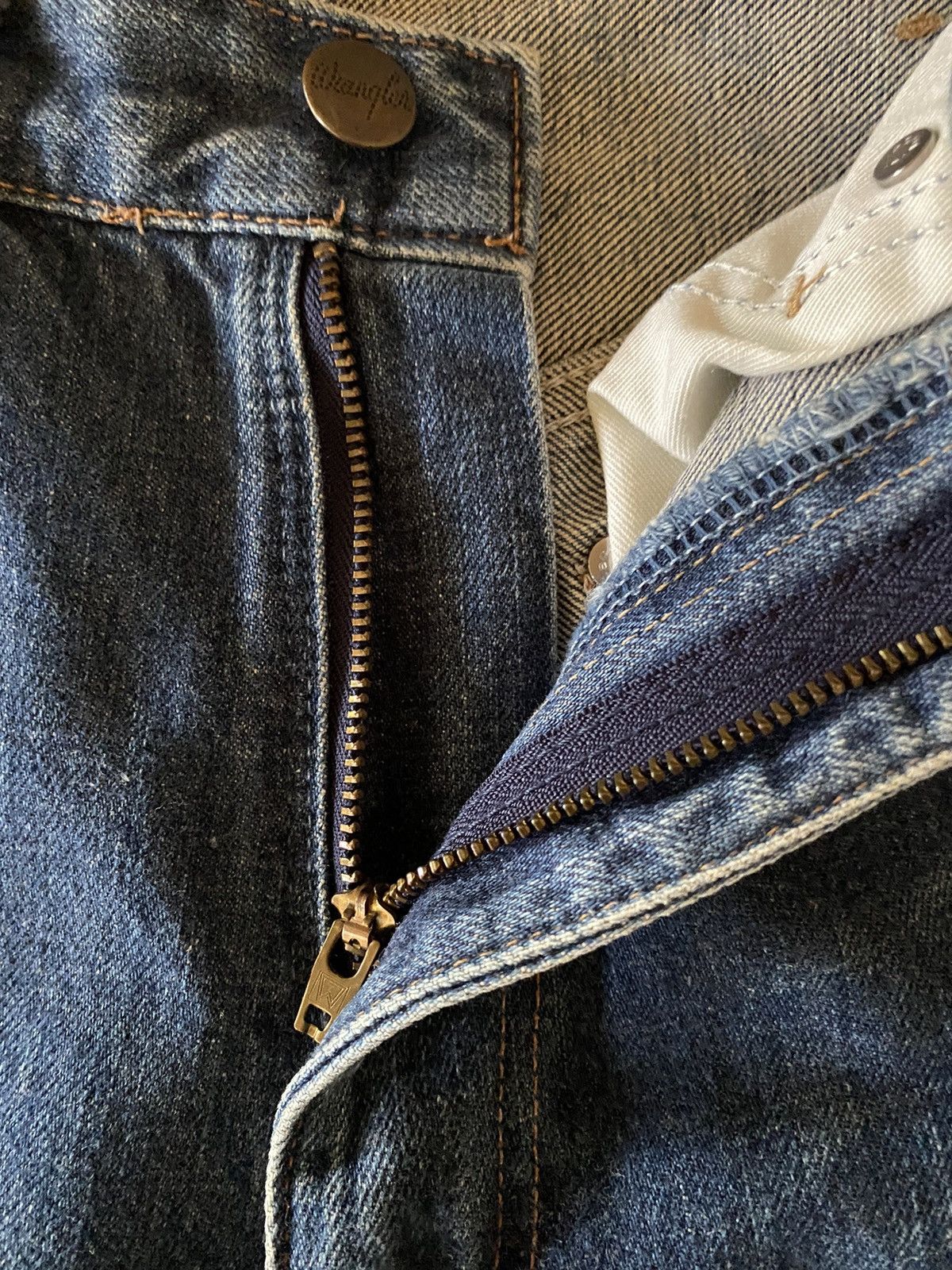 Japanese Brand × Vintage × Wrangler Vintage Wrangler Selvedge Denim Redline Pant Size US 28 / EU 44 - 11 Thumbnail