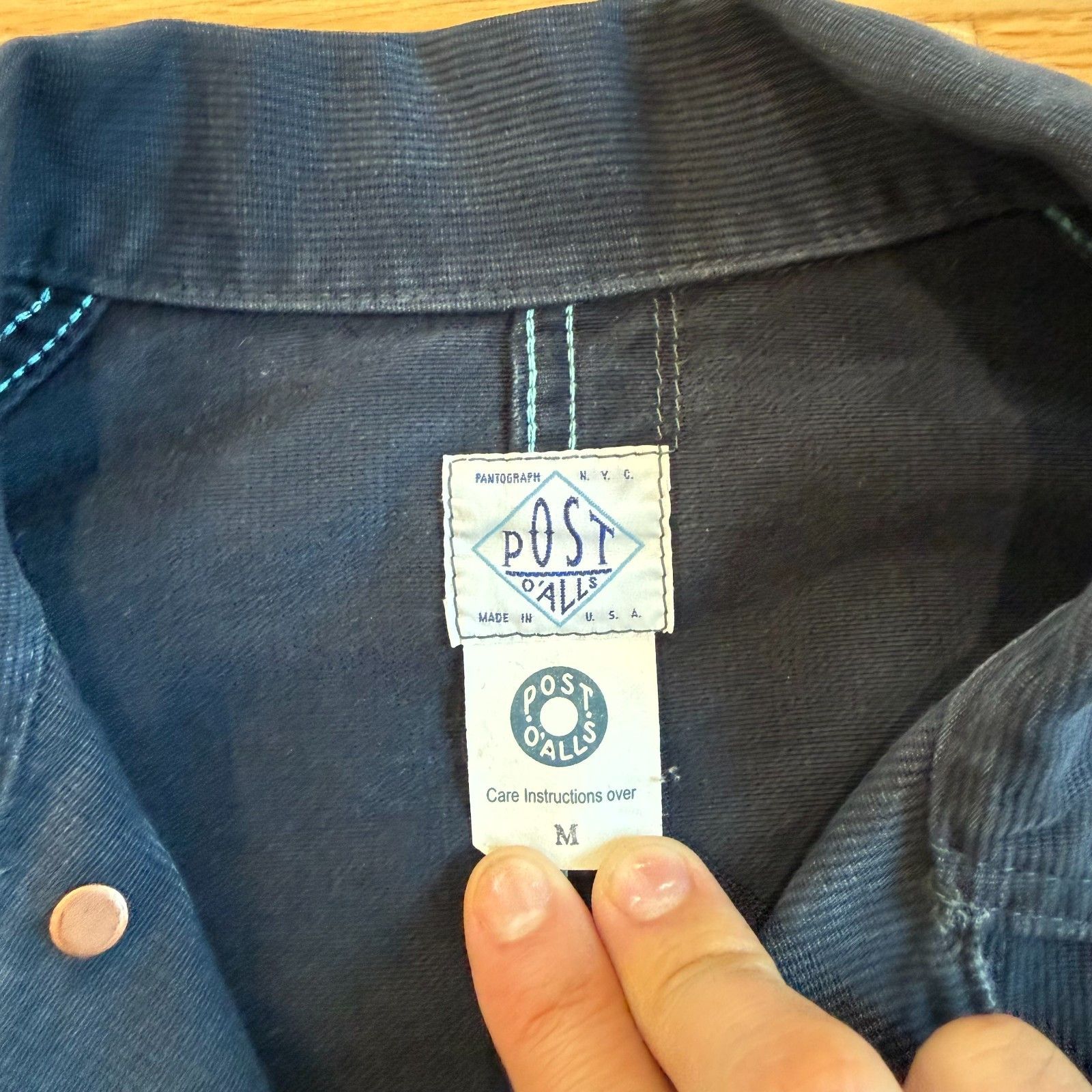 Post Overalls Post Overalls O'Alls OK43 Bedford Cord Utility Jacket Navy Size US M / EU 48-50 / 2 - 7 Thumbnail