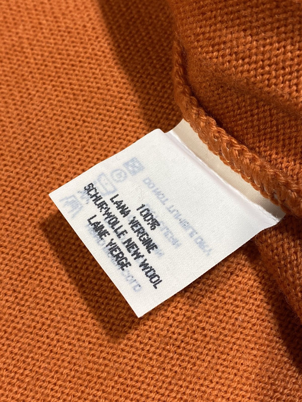 Moncler × Vintage Vintage Moncler Orange Nylon Knit Vest Size L / US 10 / IT 46 - 20 Thumbnail