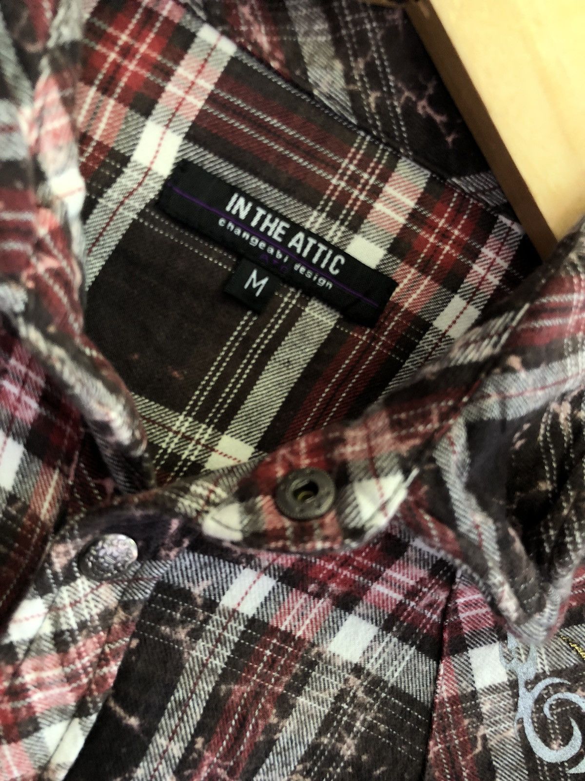 Hysteric Glamour × In The Attic × Japanese Brand IN THE ATTIC FLANNEL PLAID SHIRT Size US M / EU 48-50 / 2 - 6 Thumbnail