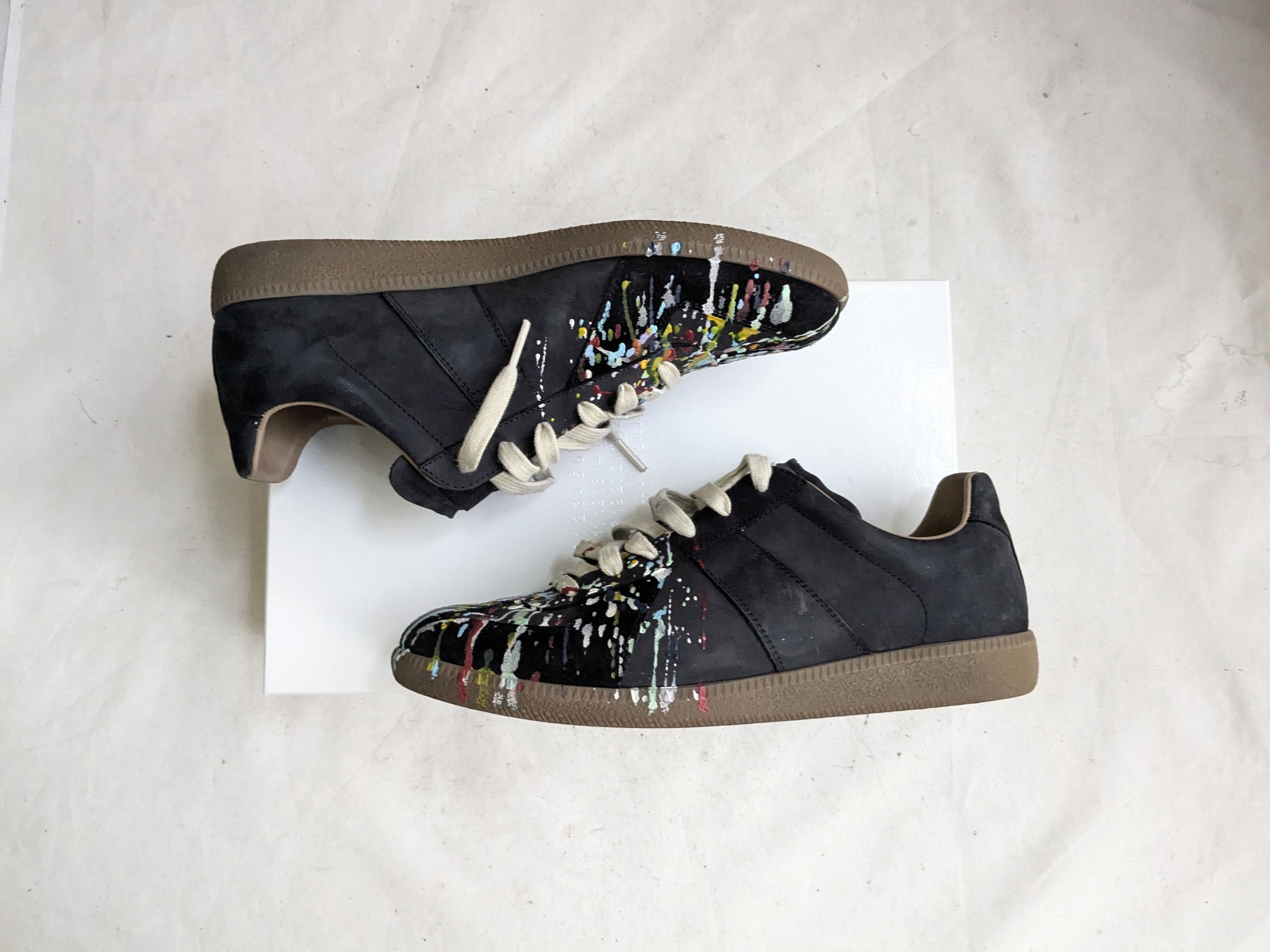 Maison Margiela A/W 17 'Leopard Print Fur' GAT Sneakers | Grailed