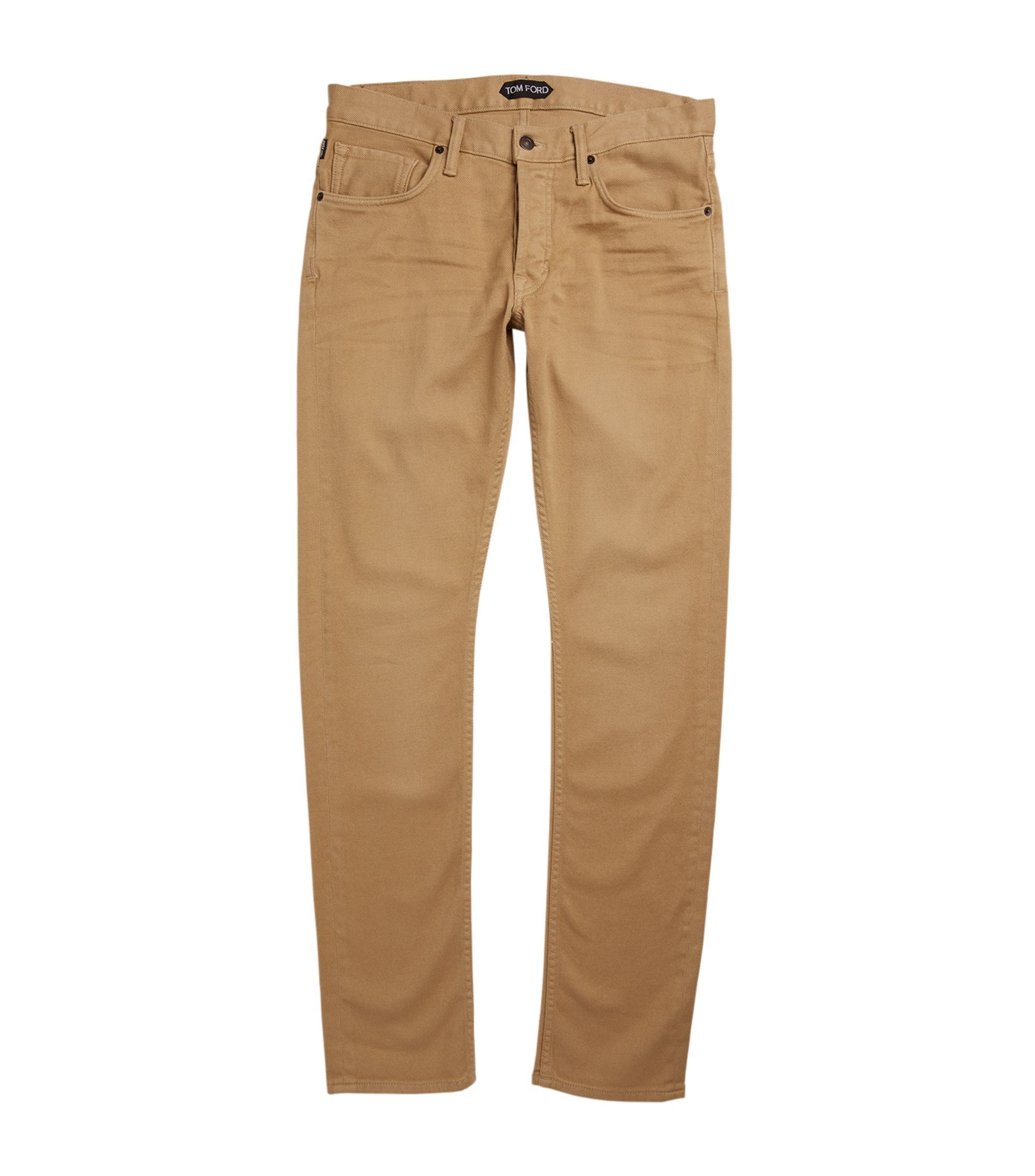 image of Tom Ford O1Loc1C0424 Tfp001 Slim Fit Jeans In Brown, Men's (Size 32)