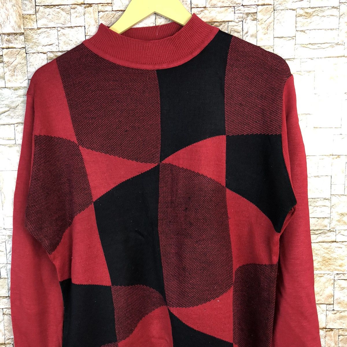 Vintage Japanese Brand Red Knitwear #A682 Size L / US 10 / IT 46 - 5 Thumbnail