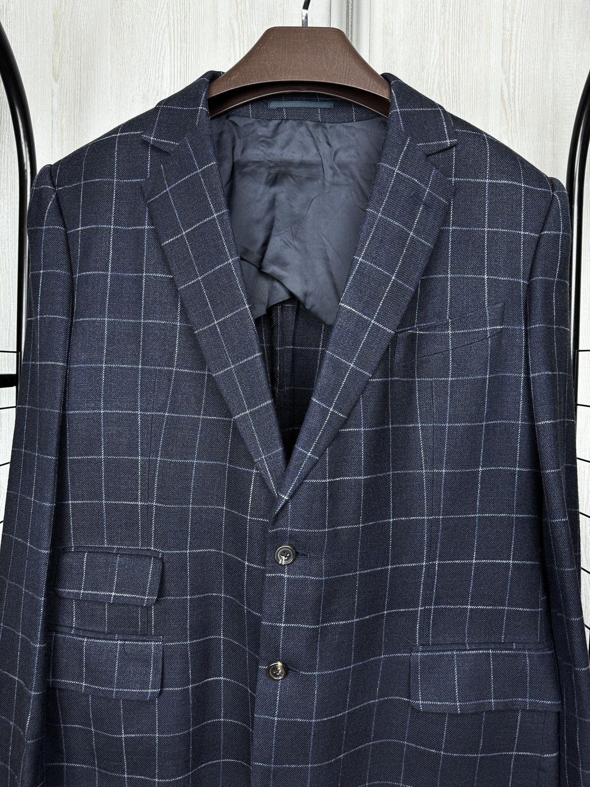 Chester Barrie Chester Barrie Savile Row Wool Silk Linen unlined blazer Size 44R - 3 Thumbnail