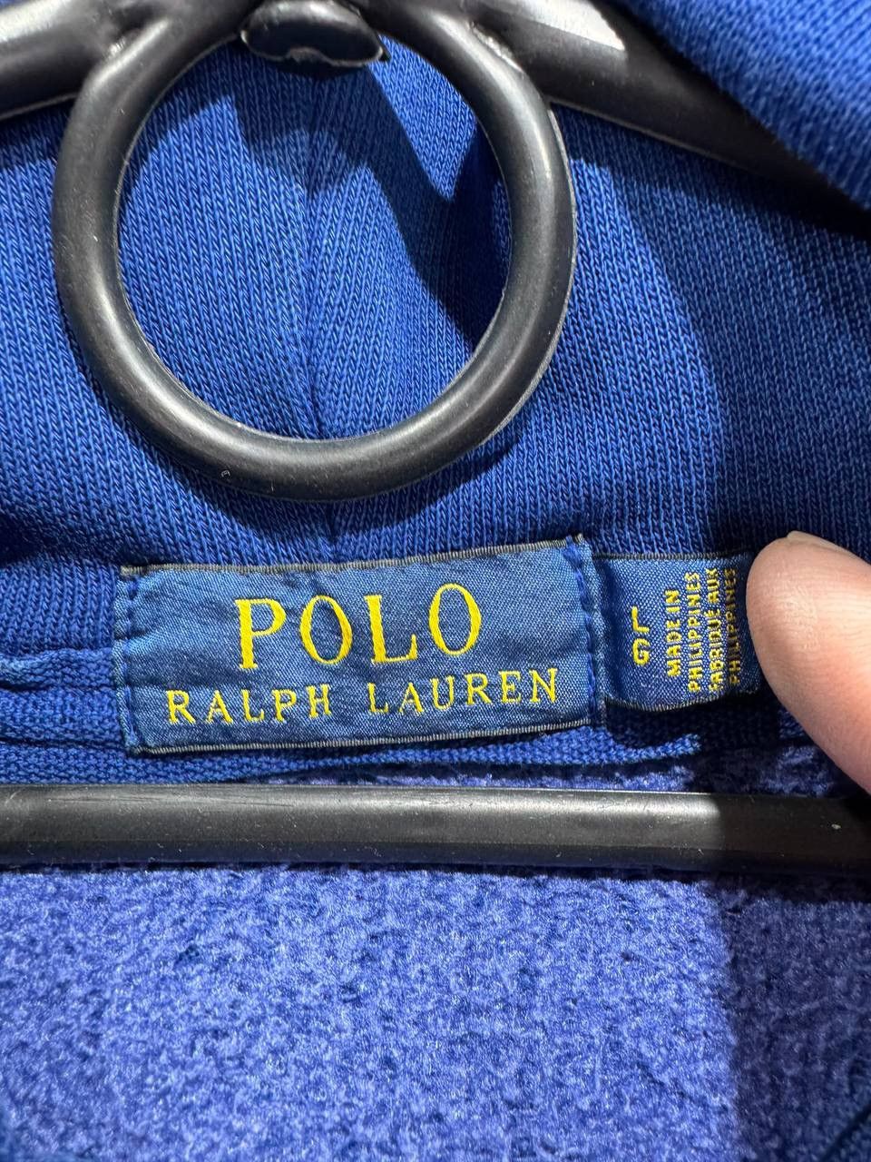 Ralph Lauren Vintage Polo Ralph Lauren Zip Up Hoodie Size US L / EU 52-54 / 3 - 3 Thumbnail