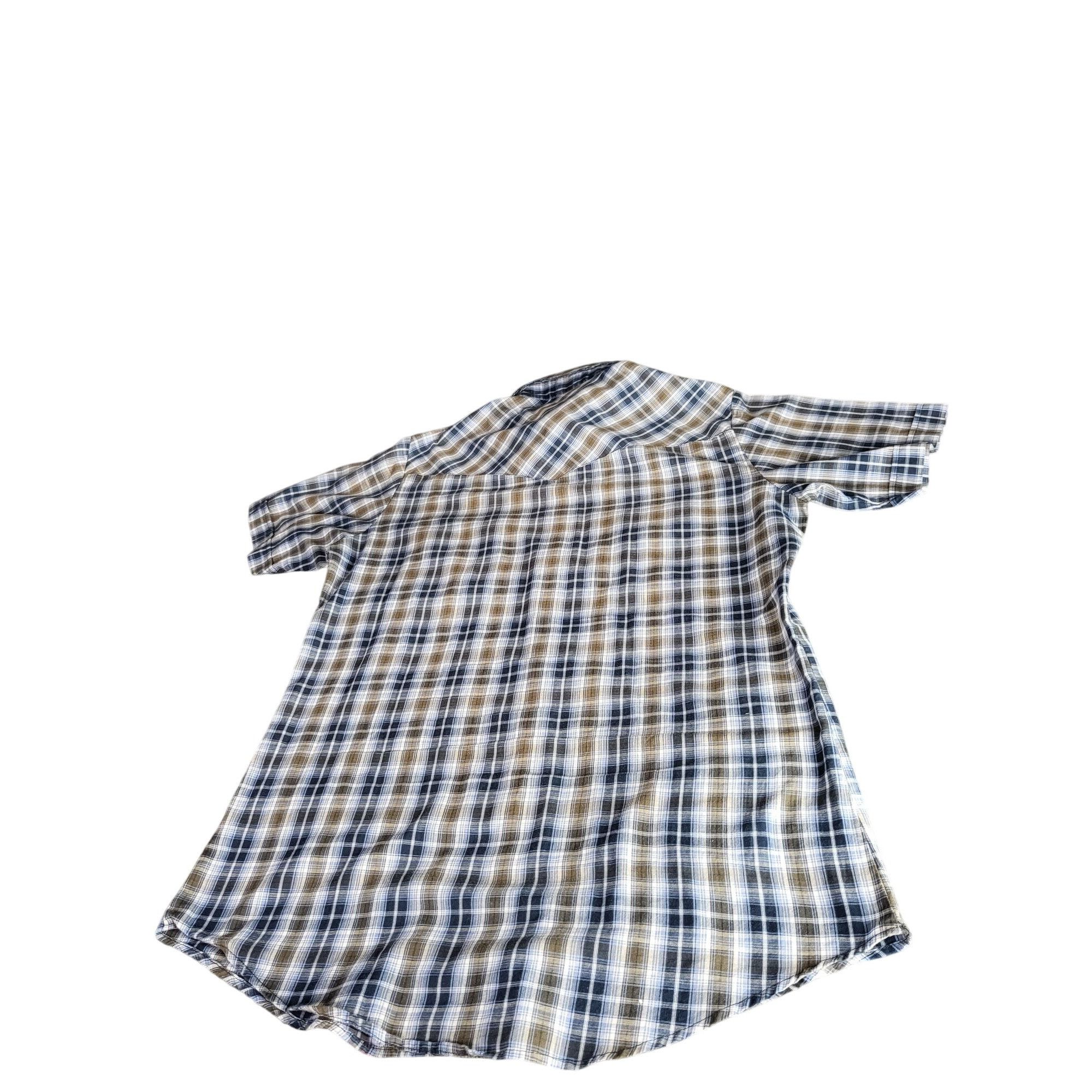 Western Rise Ely Cattleman Pearl Snap Shirt Men Sz L Tall Big Plaid Weste Size US L / EU 52-54 / 3 - 8 Thumbnail