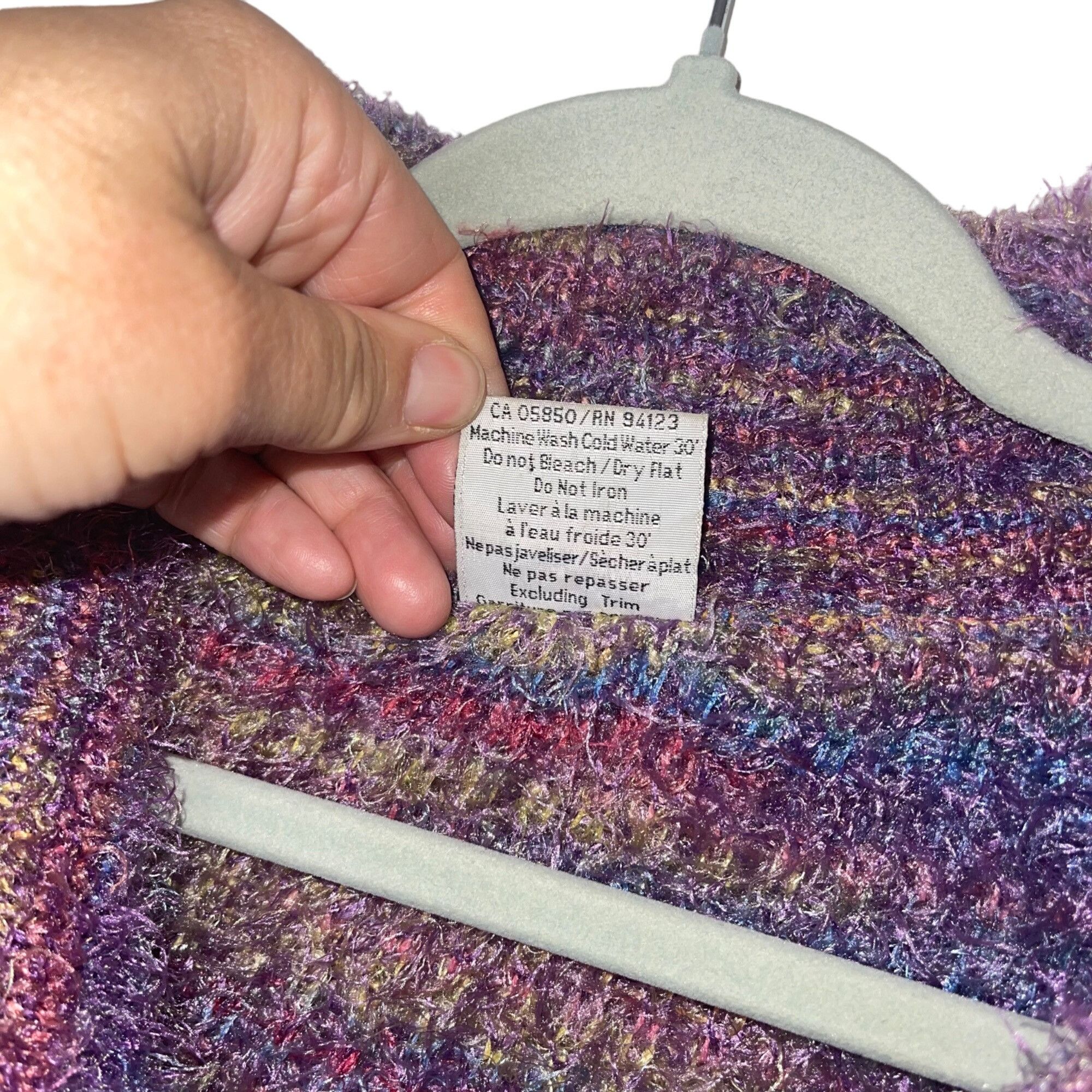 Vintage Miss B Vintage Womens Jacket Size Medium Purple Size M / US 6-8 / IT 42-44 - 7 Thumbnail