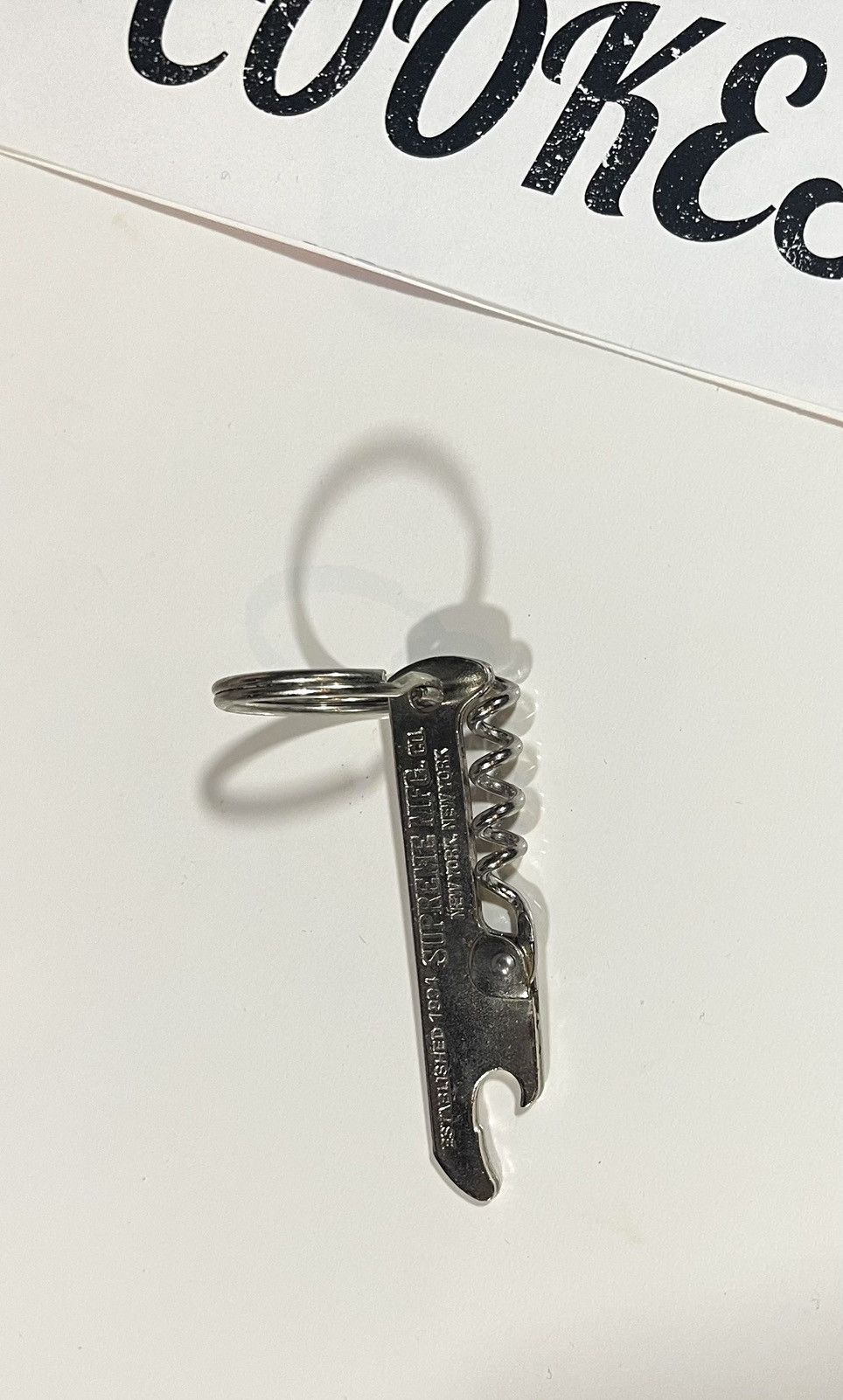 Supreme 2013SS Supreme Corkscrew Keychain Tool Silver Size ONE SIZE - 4 Thumbnail