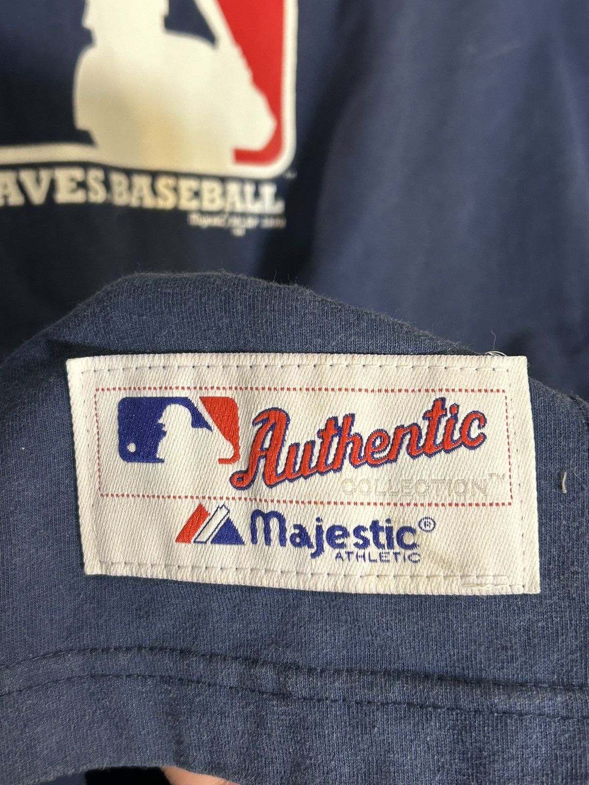 Majestic Y2K MLB Braves Baseball T Shirt Size US L / EU 52-54 / 3 - 3 Thumbnail